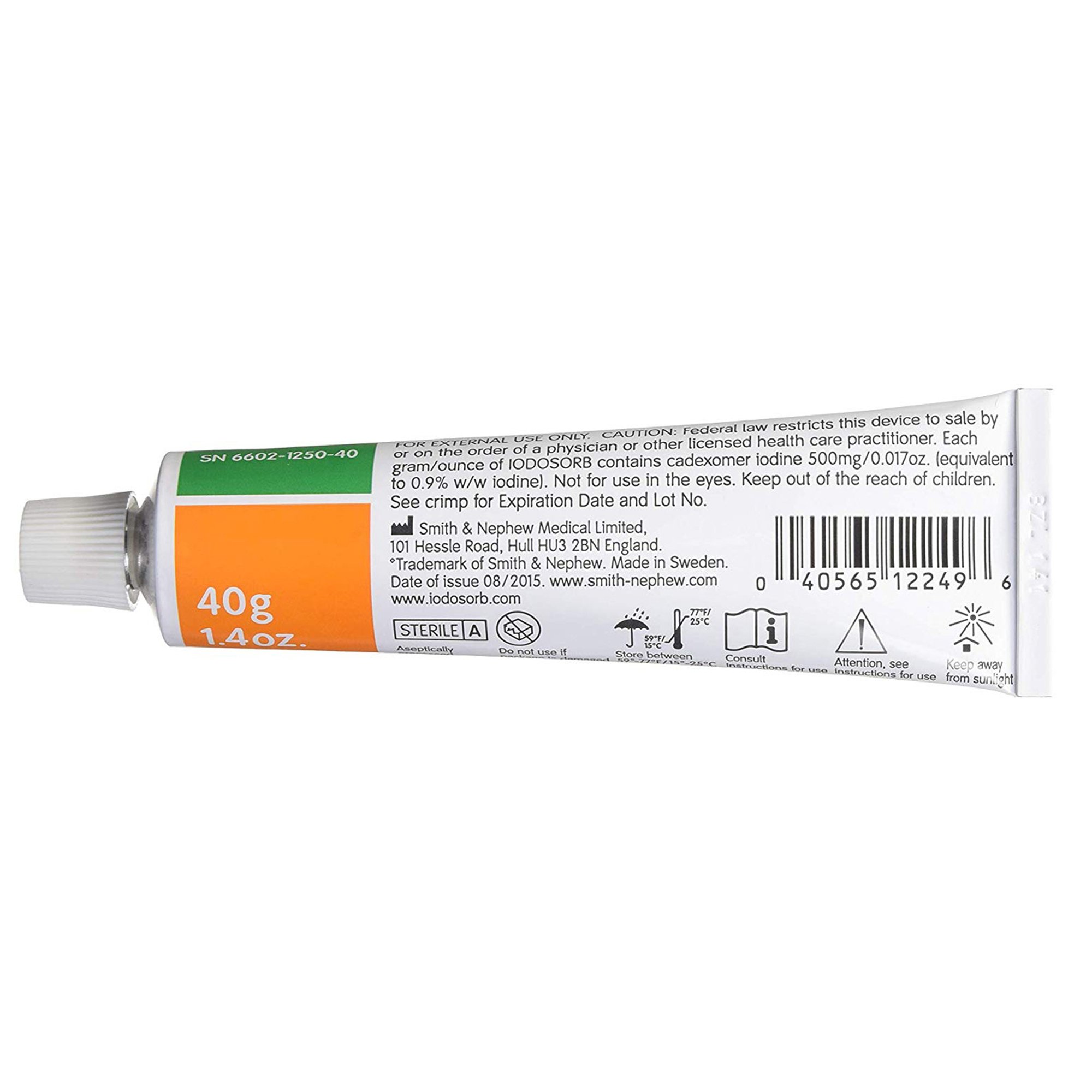 Smith & Nephew - 6602125040 Iodosorb Antimicrobial Wound Gel