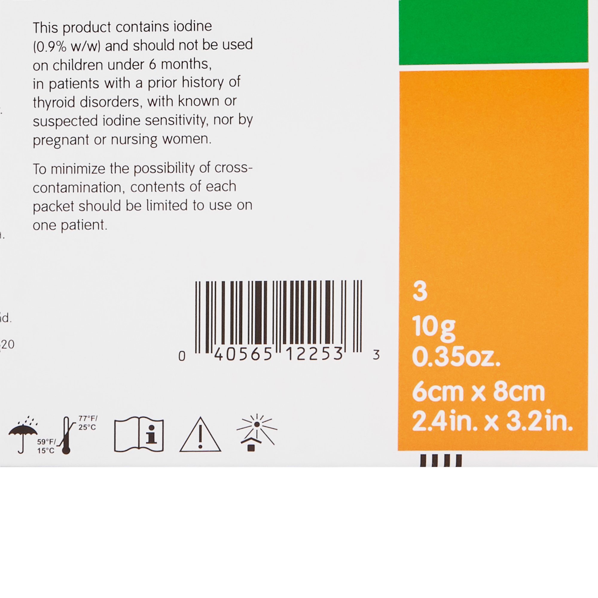 Smith & Nephew - 6602134010 Iodoflex™ Impregnated Dressing