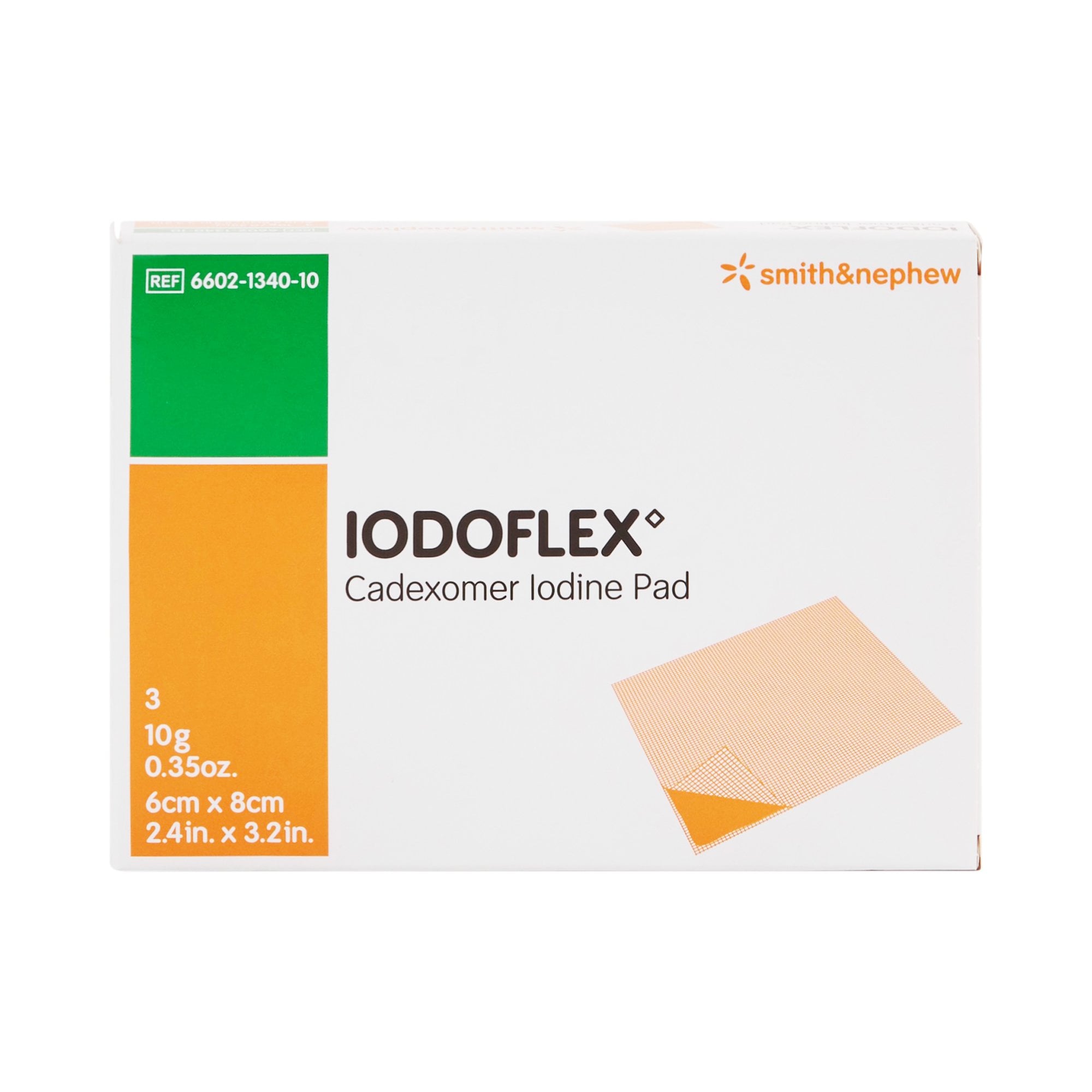 Smith & Nephew - 6602134010 Iodoflex™ Impregnated Dressing