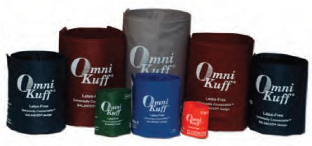 Welch Allyn - 1902SHP Reusable Blood Pressure Cuff Omni-Kuff® 32 to 43 cm Arm Nylon Cuff Large Adult Cuff