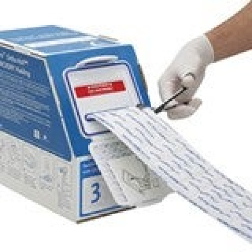 Ossur - TR0415 One-Side Padded Splint Roll TechForm® Ortho-Roll® 4 Inch X 15 Foot Fiberglass White