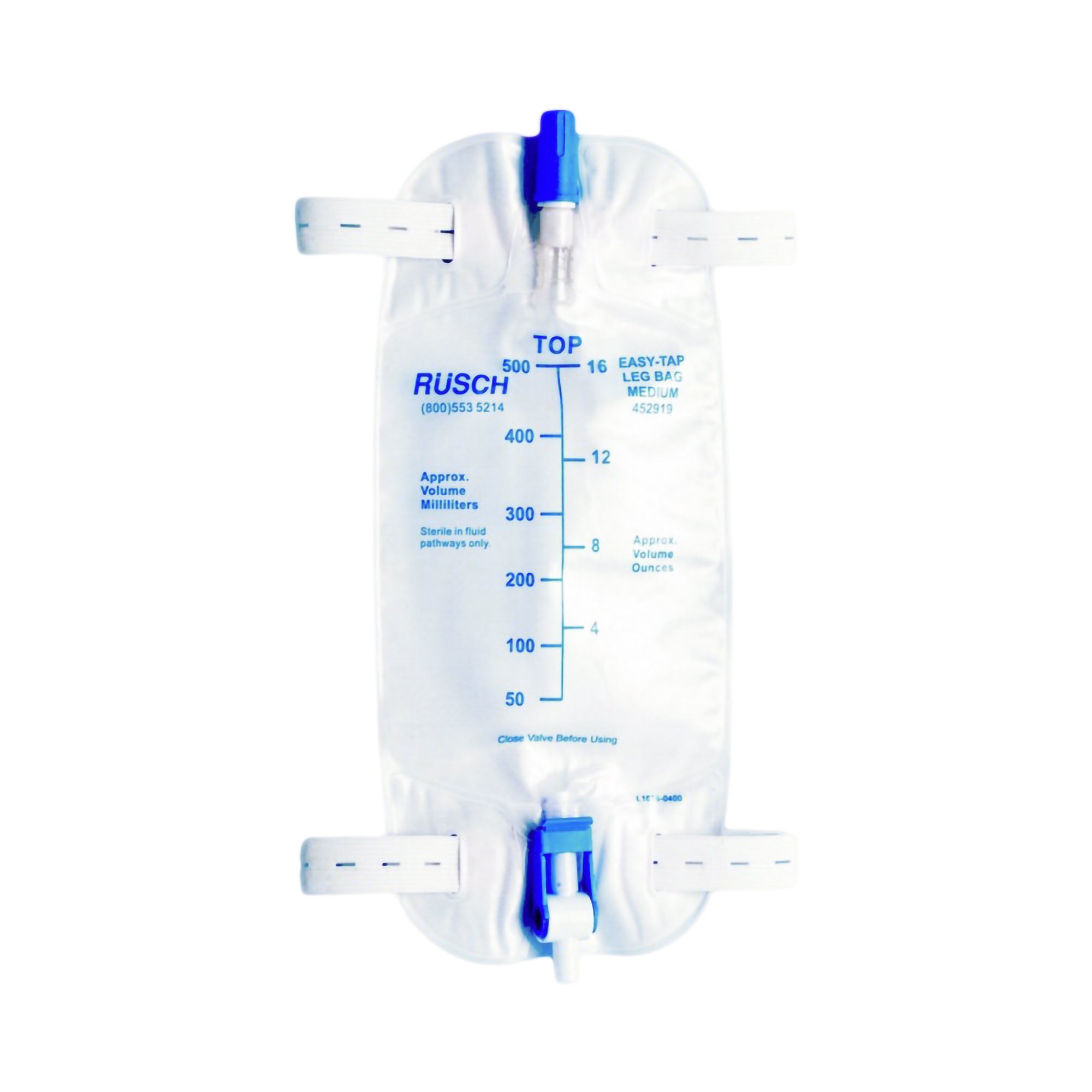 Teleflex LLC - 453919 Easy Tap™ Urinary Leg Bag with Tubing
