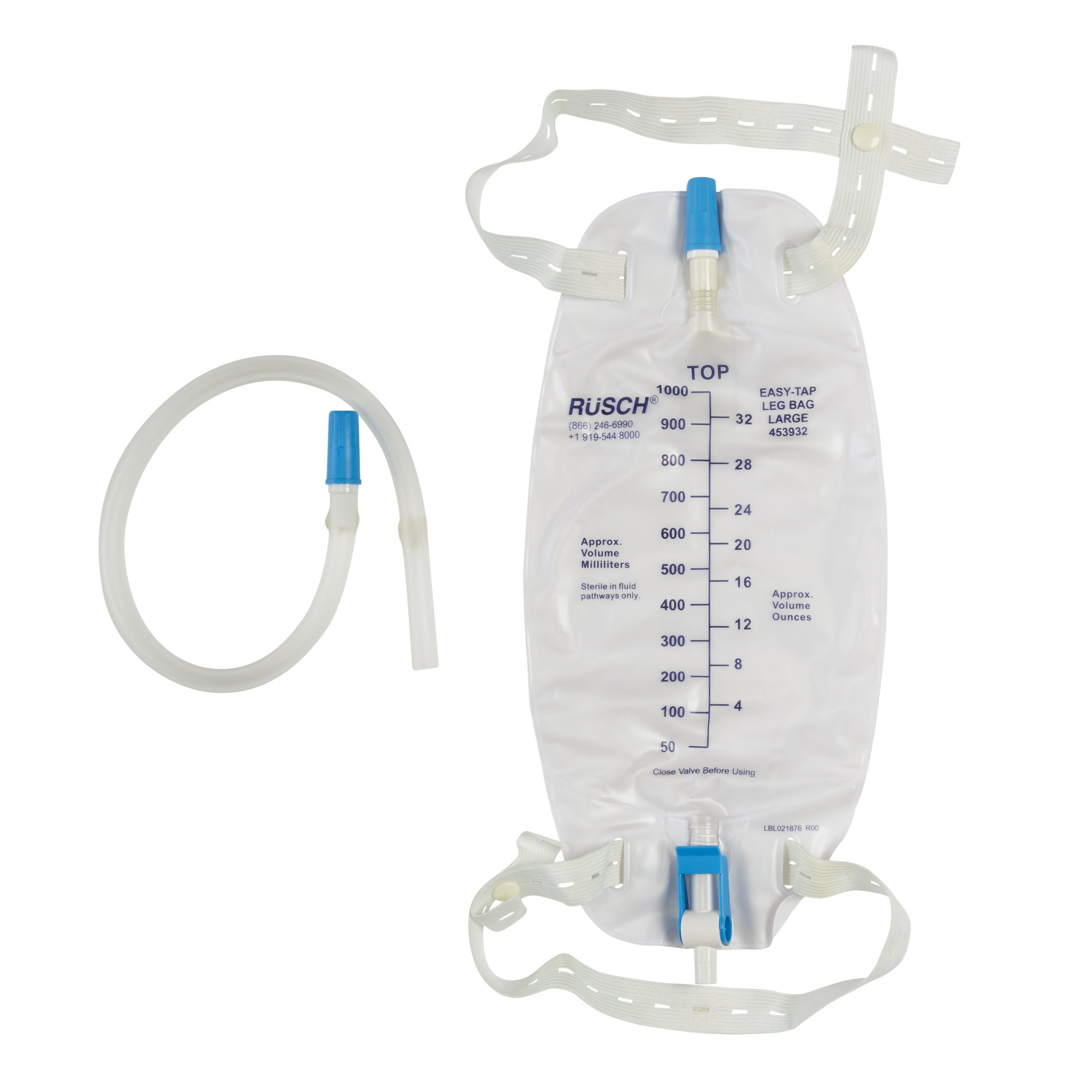 Teleflex LLC - 453932 Easy Tap™ Urinary Leg Bag
