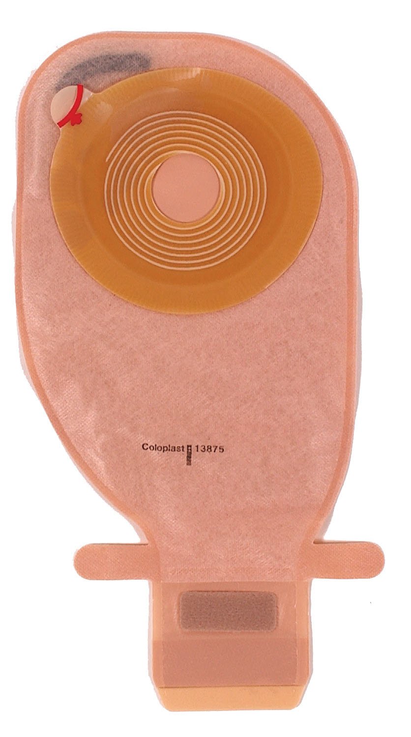 Coloplast 14196 - Assura® Deep Convex 1-Piece Opaque Ostomy Pouch, 15 – 43 mm Stomas - 10/Box