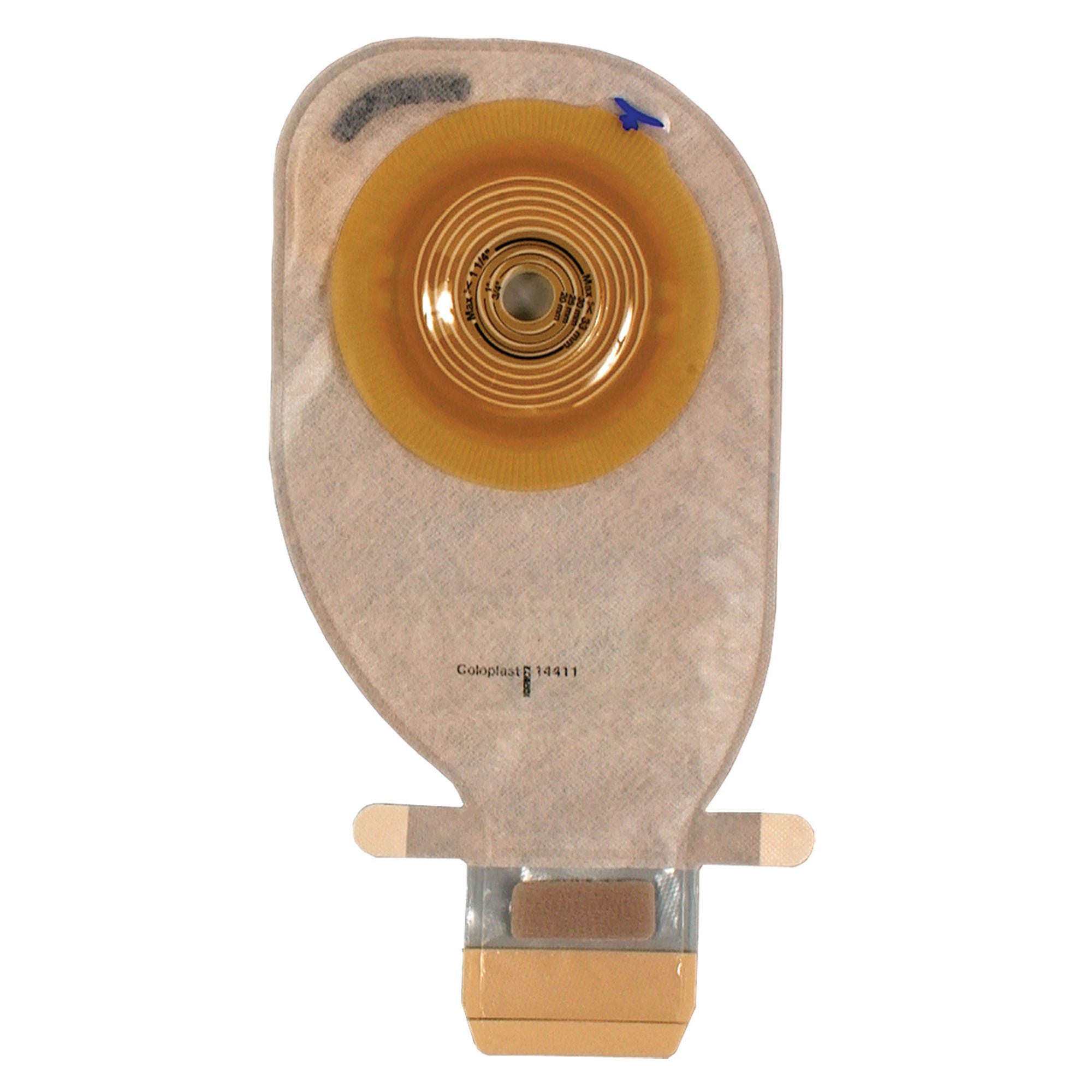 Coloplast - 14435 Colostomy Pouch Assura® One-Piece System 7 Inch Length