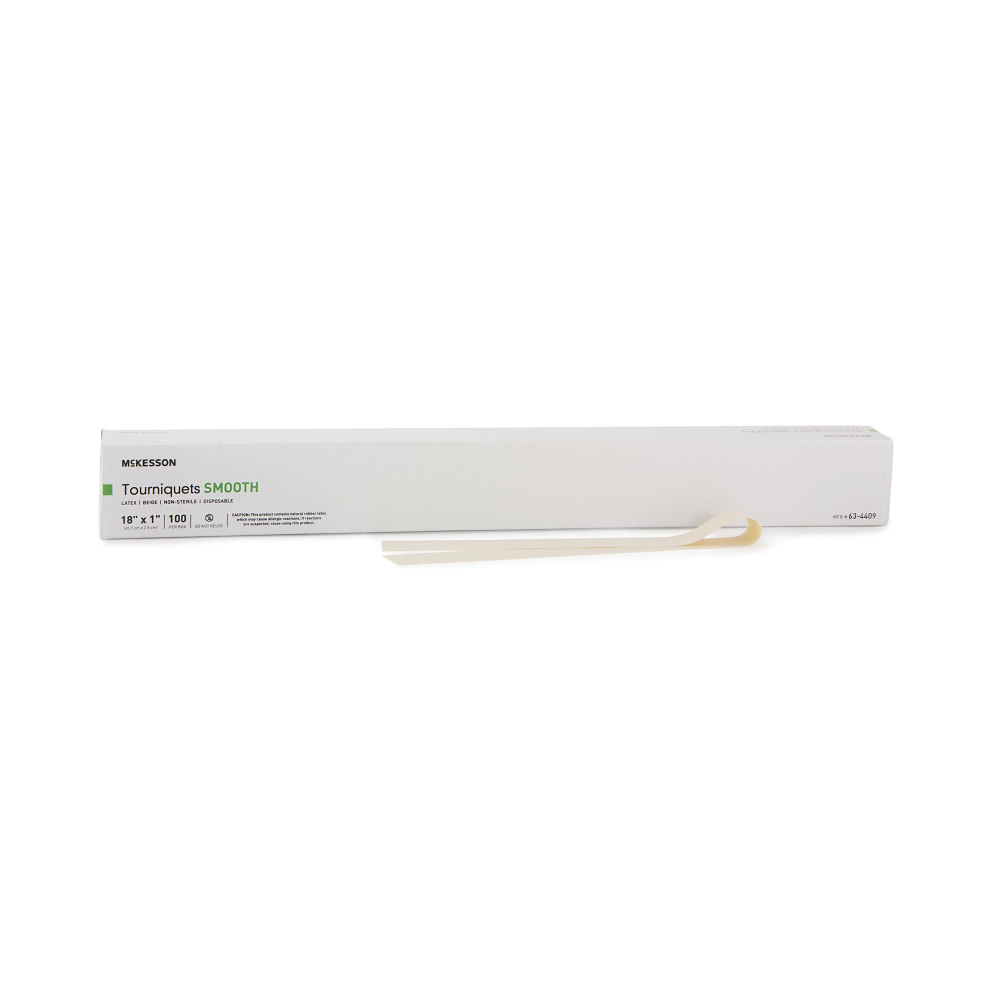 McKesson Brand - 63-4409 Tourniquet Strap McKesson 18 Inch Length Flat Pack Latex