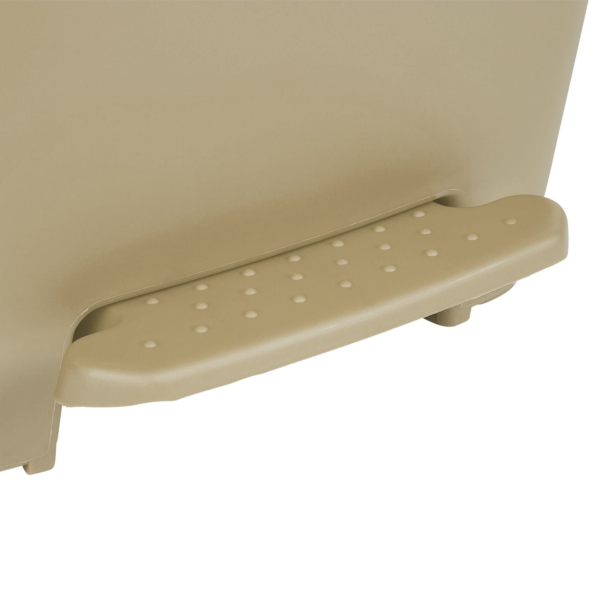 McKesson Brand - 81-25271 Trash Can McKesson 32 Quart / 8 gal. Beige Plastic Rectangular