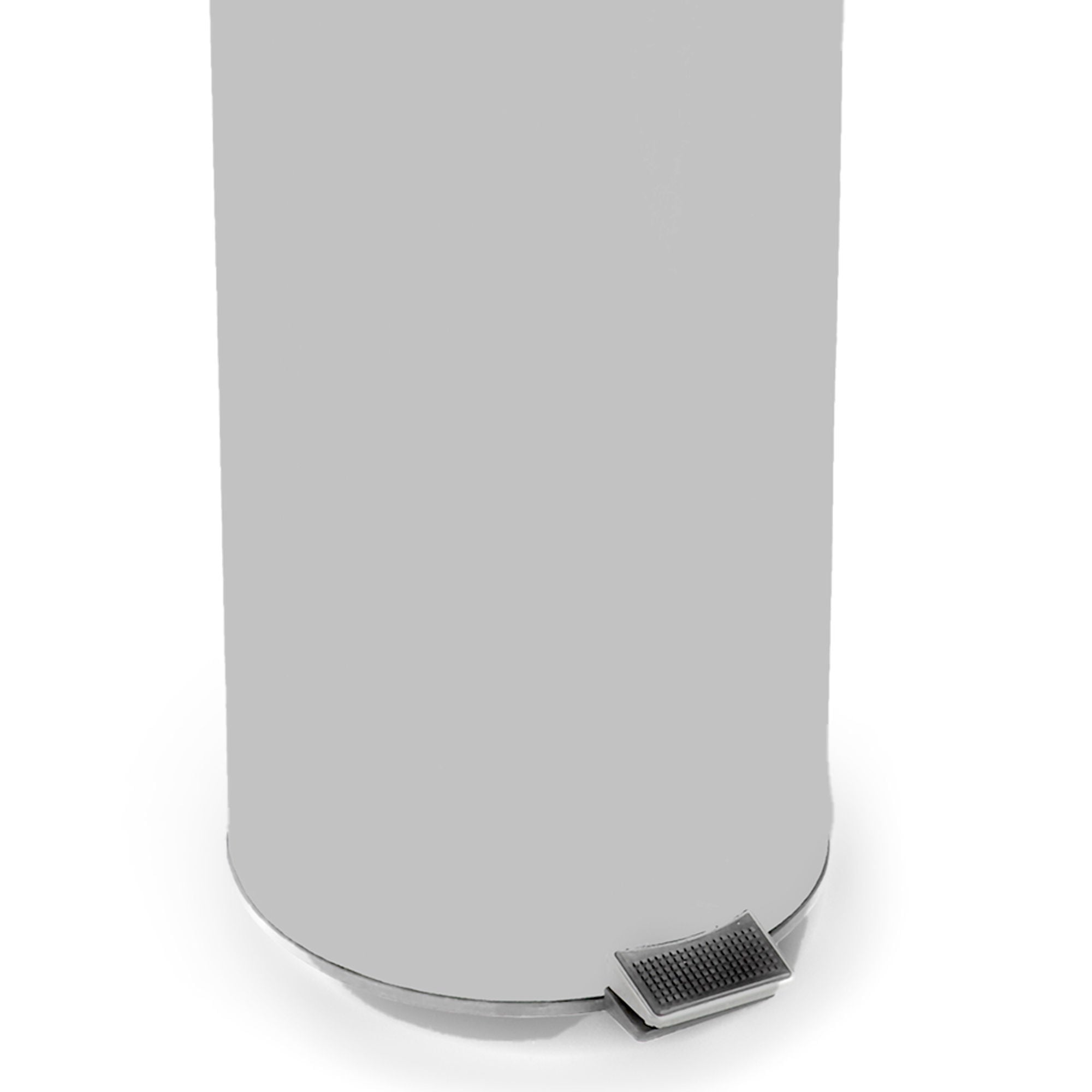 McKesson Brand - 81-45269 Trash Can McKesson 32 Quart / 8 gal. Silver Steel Round