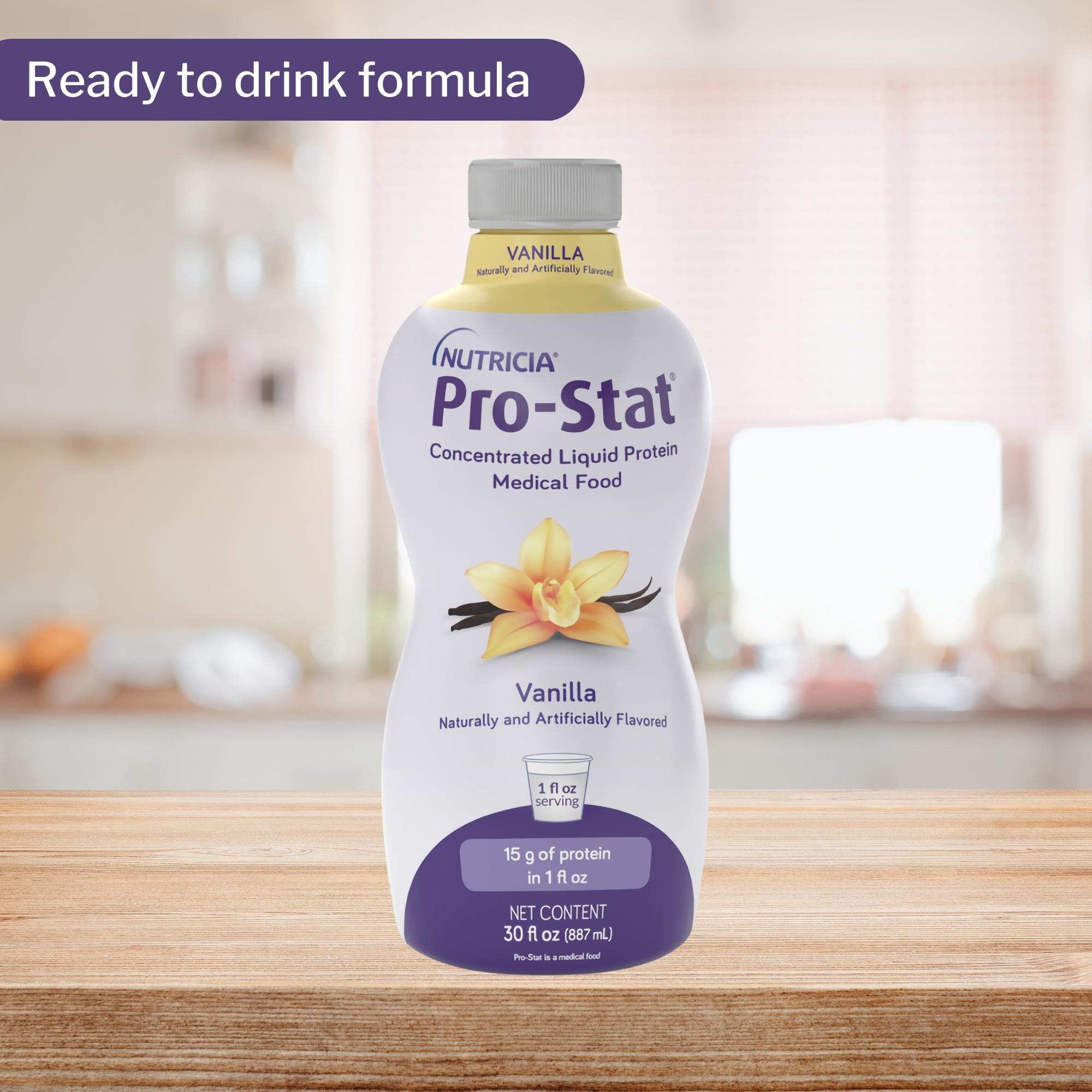 Nutricia North America 78350 - Pro-Stat® Vanilla Concentrated Liquid Protein Medical Food, 30-ounce bottle - 1/Each, 6/Case