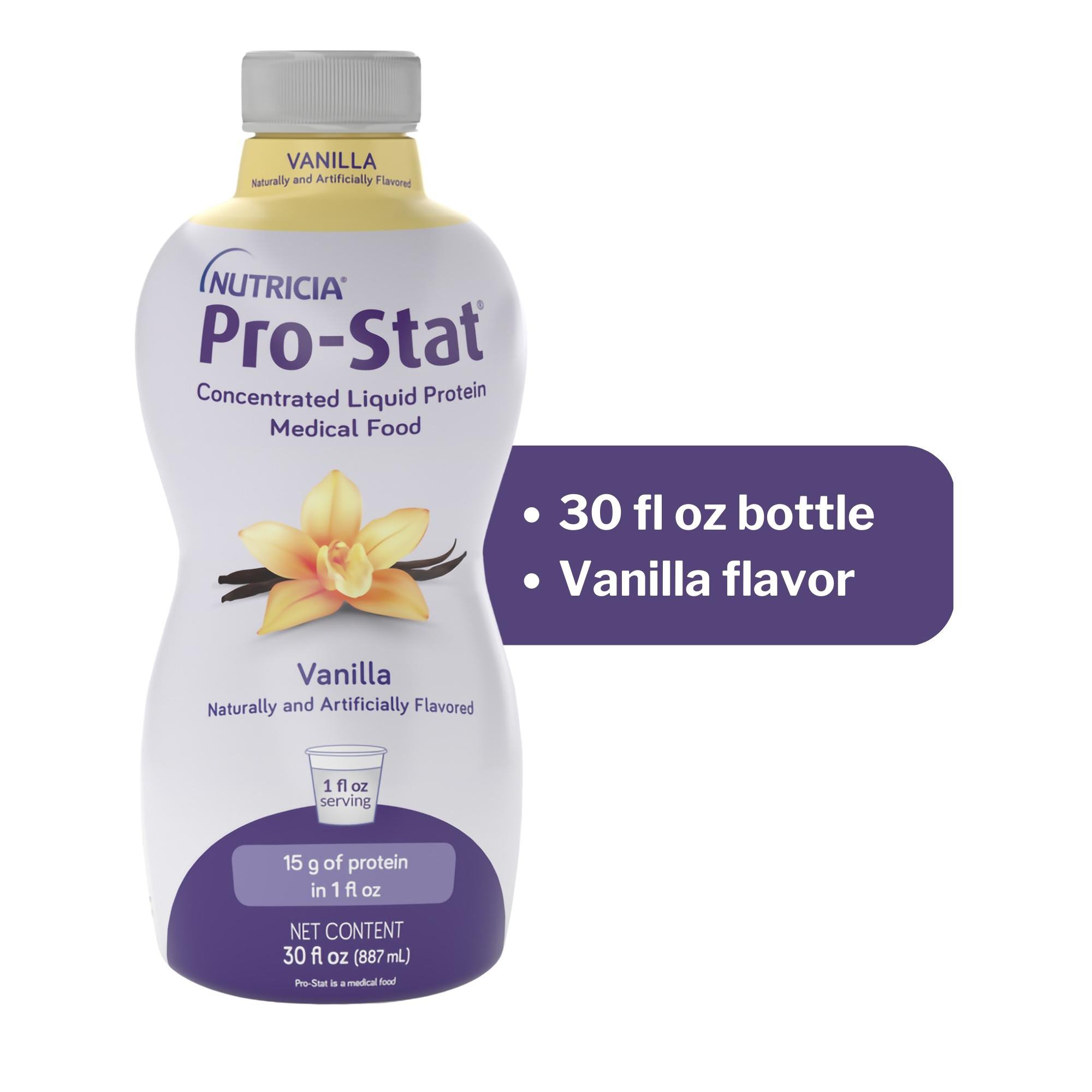 Nutricia North America 78350 - Pro-Stat® Vanilla Concentrated Liquid Protein Medical Food, 30-ounce bottle - 1/Each, 6/Case