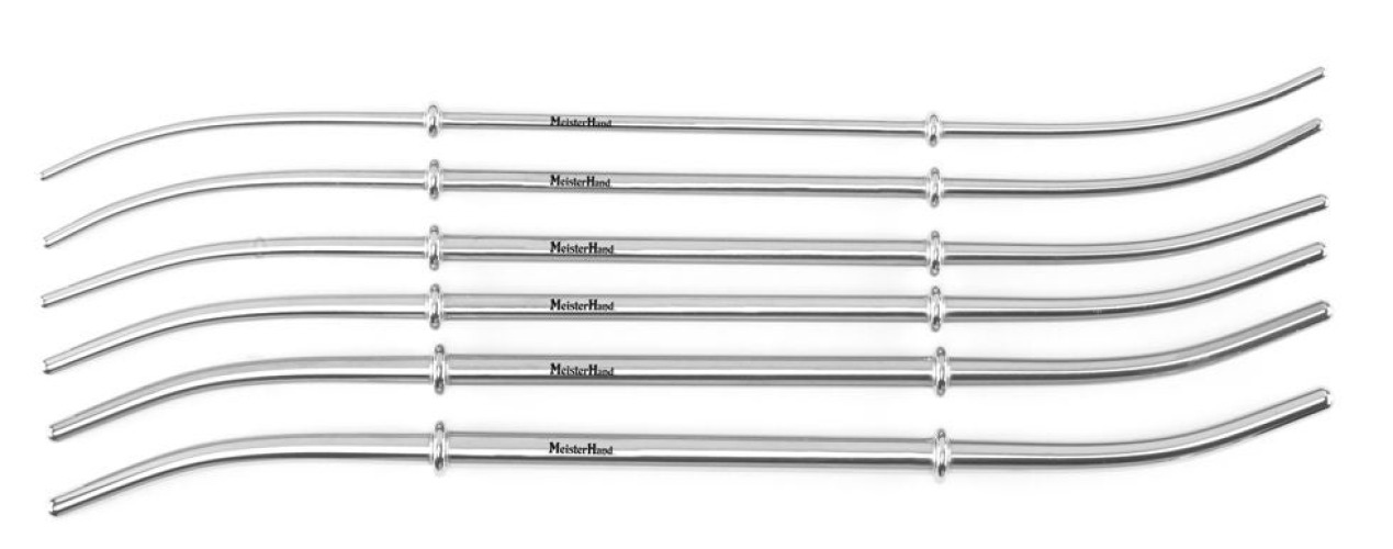 Integra Lifesciences - MH30-561 Uterine Dilator Set MeisterHand 13-15 Fr. to 41-43 Fr. Pratt 11-1/2 Inch Length Stainless Steel NonSterile