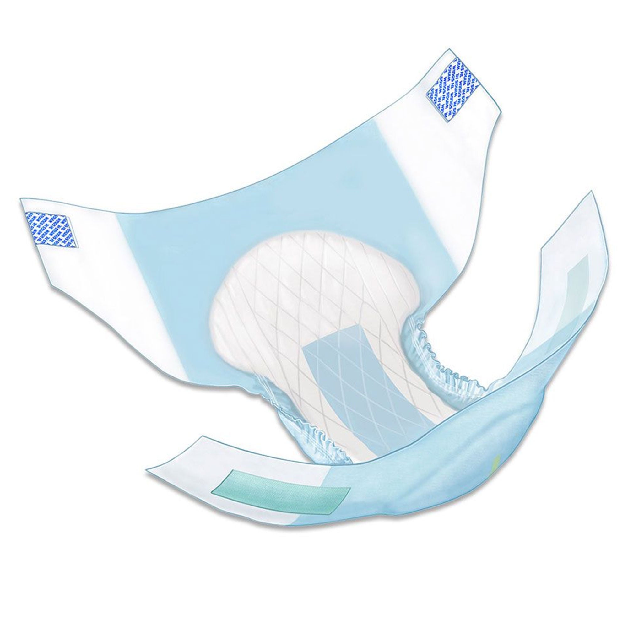 Cardinal - 63062 Incontinence Brief Wings™ Plus Adult Small Unisex Disposable Heavy Absorbency