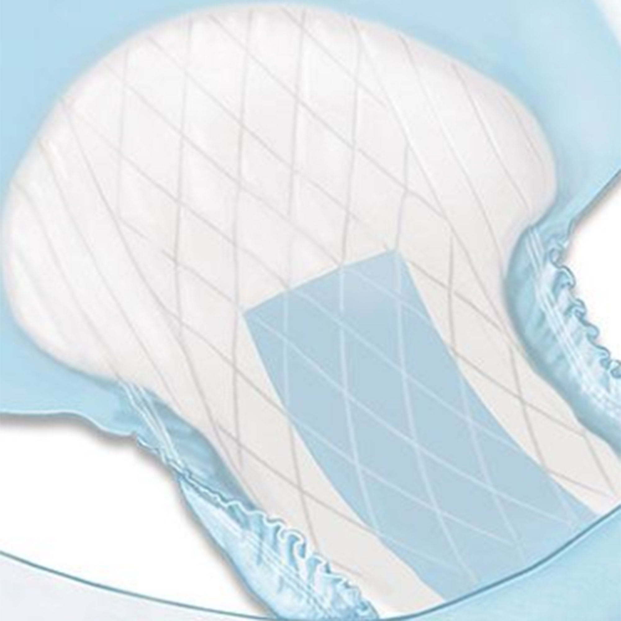 Cardinal - 63062 Incontinence Brief Wings™ Plus Adult Small Unisex Disposable Heavy Absorbency
