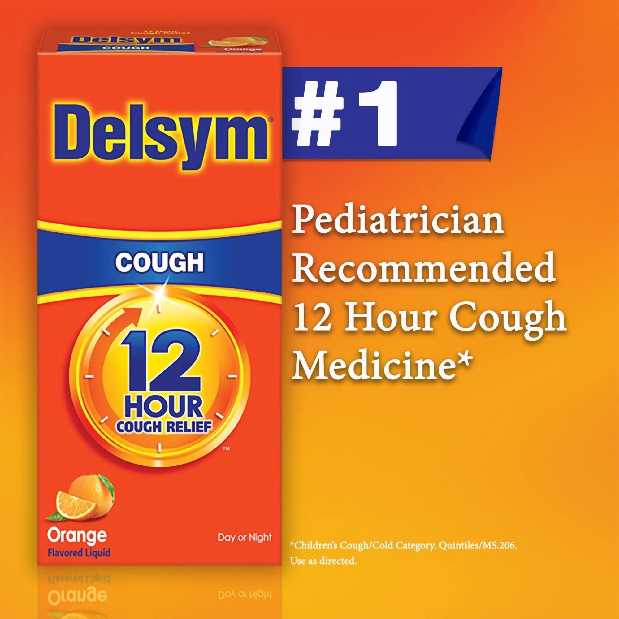 Delsym Cold and Cough Relief 63824017563 by Reckitt Benckiser