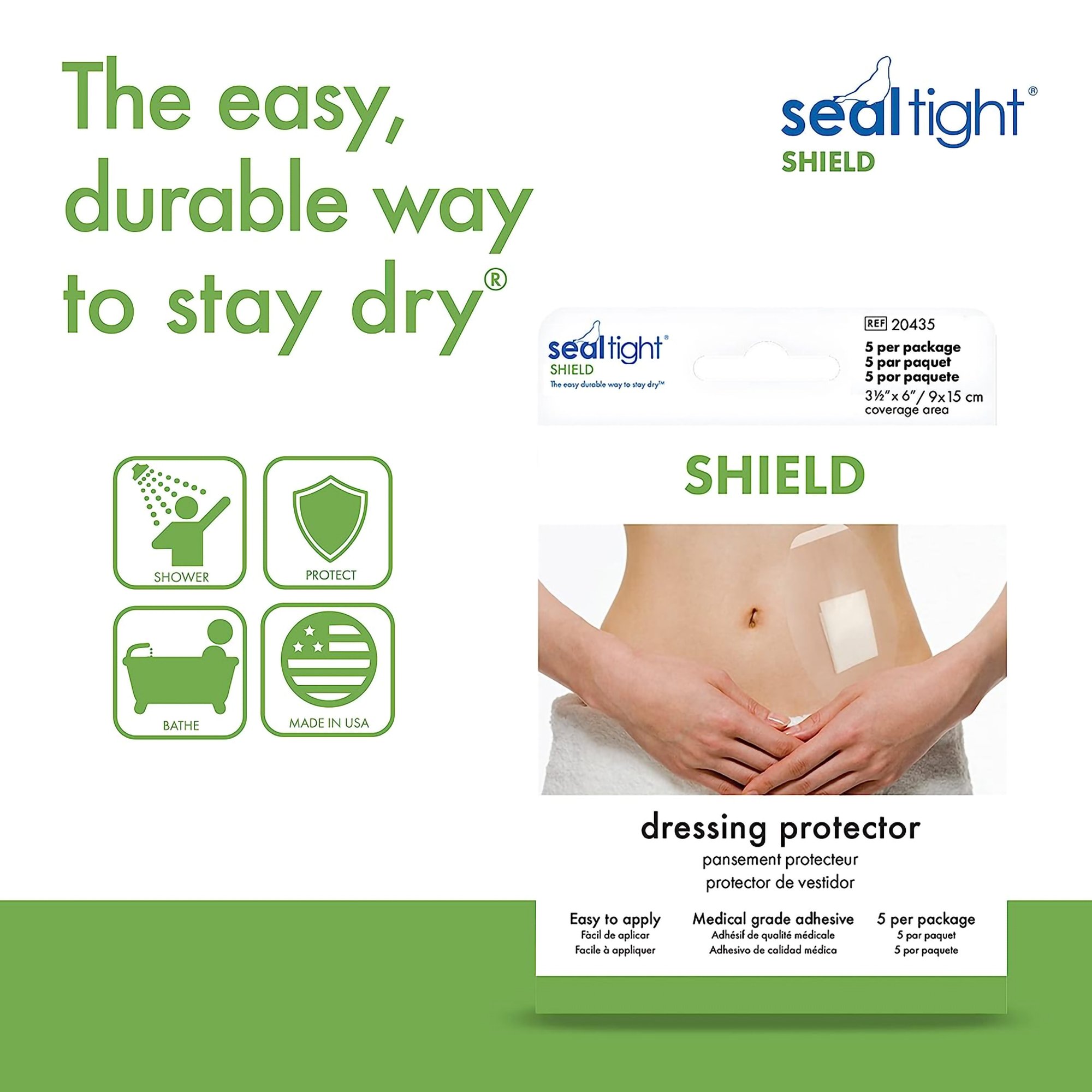 SEAL-TIGHT Shield Dressing 20435 by Brownmed