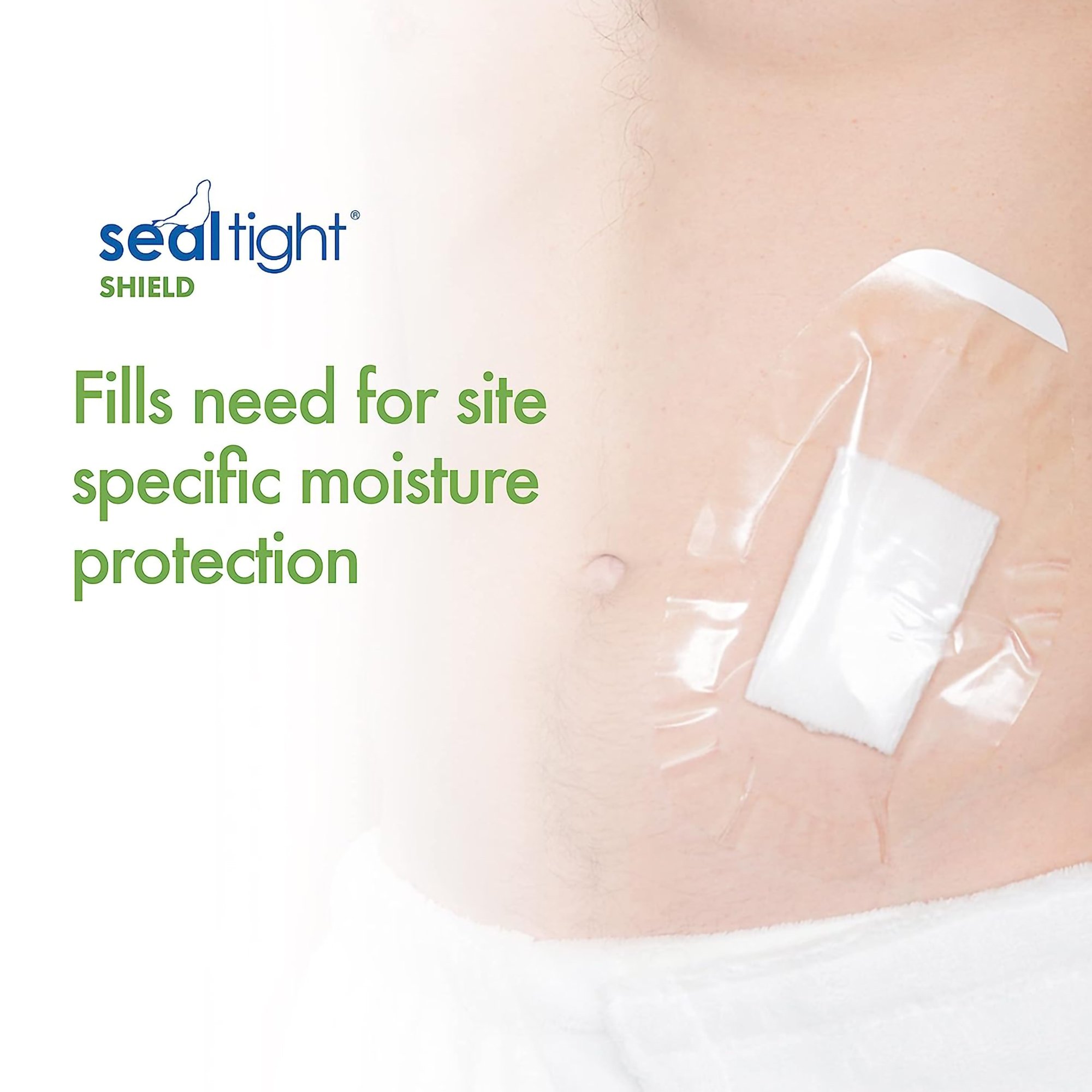 Brownmed 20435 - Seal-Tight® Shield Dressing, 5 x 8 Inch - 5/Pack