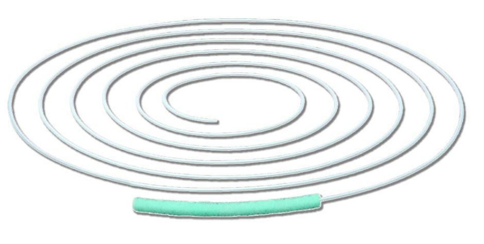 Ruhof Healthcare - 345ESS3F Channel Cleaning Sponge Endozime® InstruSponge™ Tubular 3 mm Diameter For Flexible Instruments
