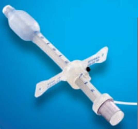 ICU Medical FKA Smiths Medical - 75HA60 Cuffed Tracheostomy Tube Bivona® Mid-Range Aire-Cuf® Hyperflex™ Size 6.0 Adult