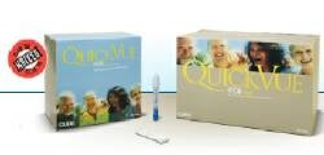 Quidel - 20201 Cancer Screening Test Kit QuickVue® iFOB Fecal Occult Blood Test (iFOB or FIT) 50 Tests CLIA Waived