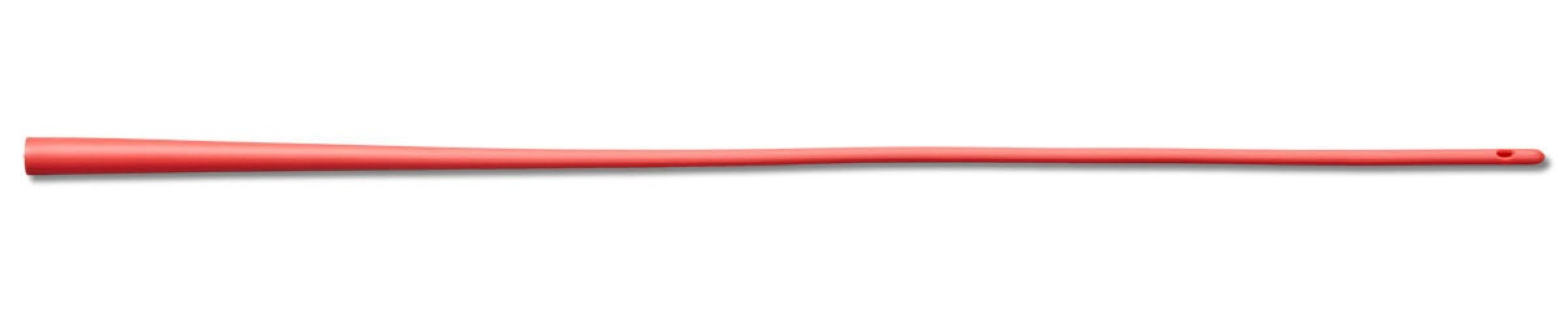 Medline - DYND13714 Urethral Catheter Medline® Red Straight Tip Uncoated Polyethylene / Polyurethane 14 Fr. 16 Inch Length