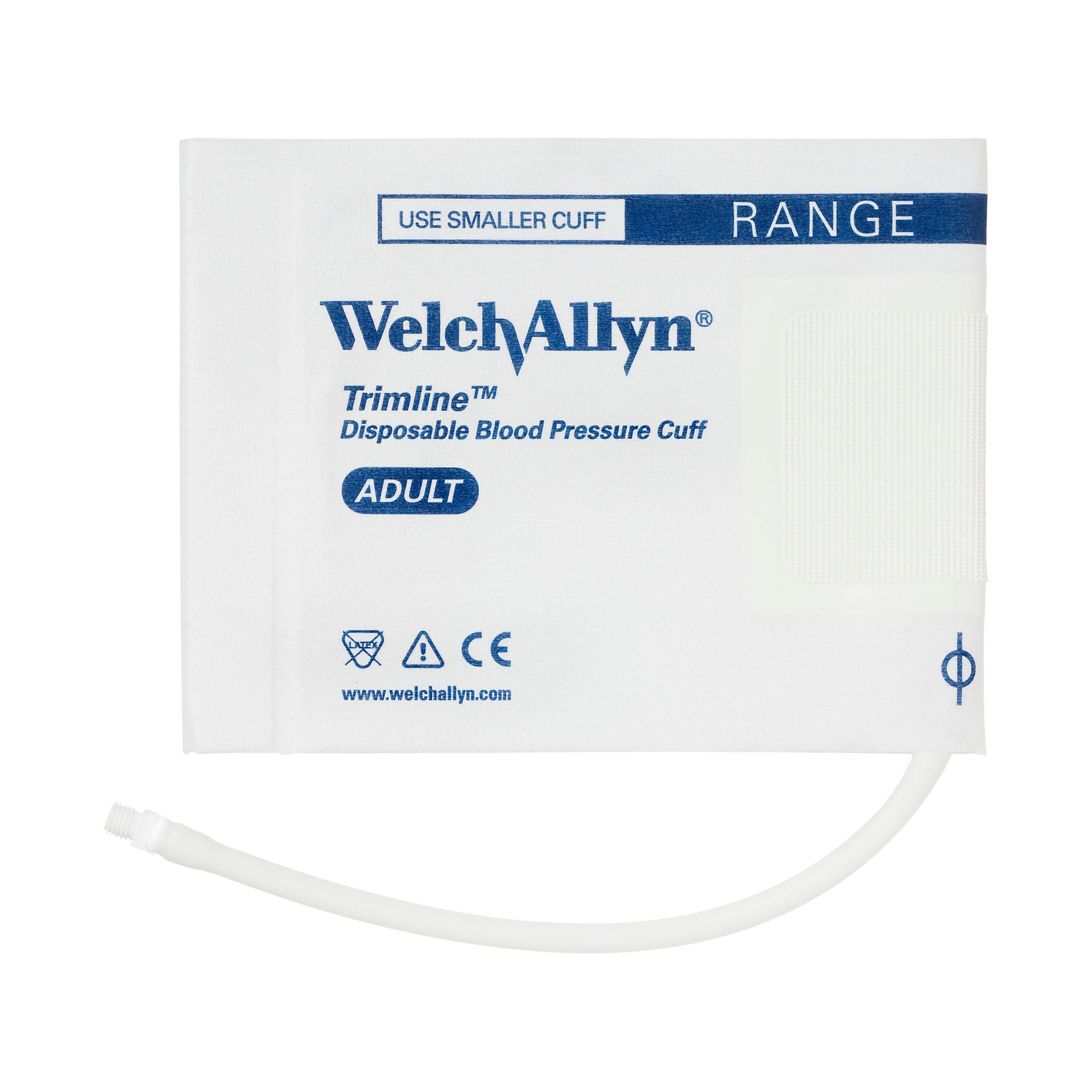 Welch Allyn - 39023 Single Patient Use Blood Pressure Cuff Tempa-Kuff® 27.5 to 36.5 cm Arm Cloth Fabric Cuff Adult Cuff