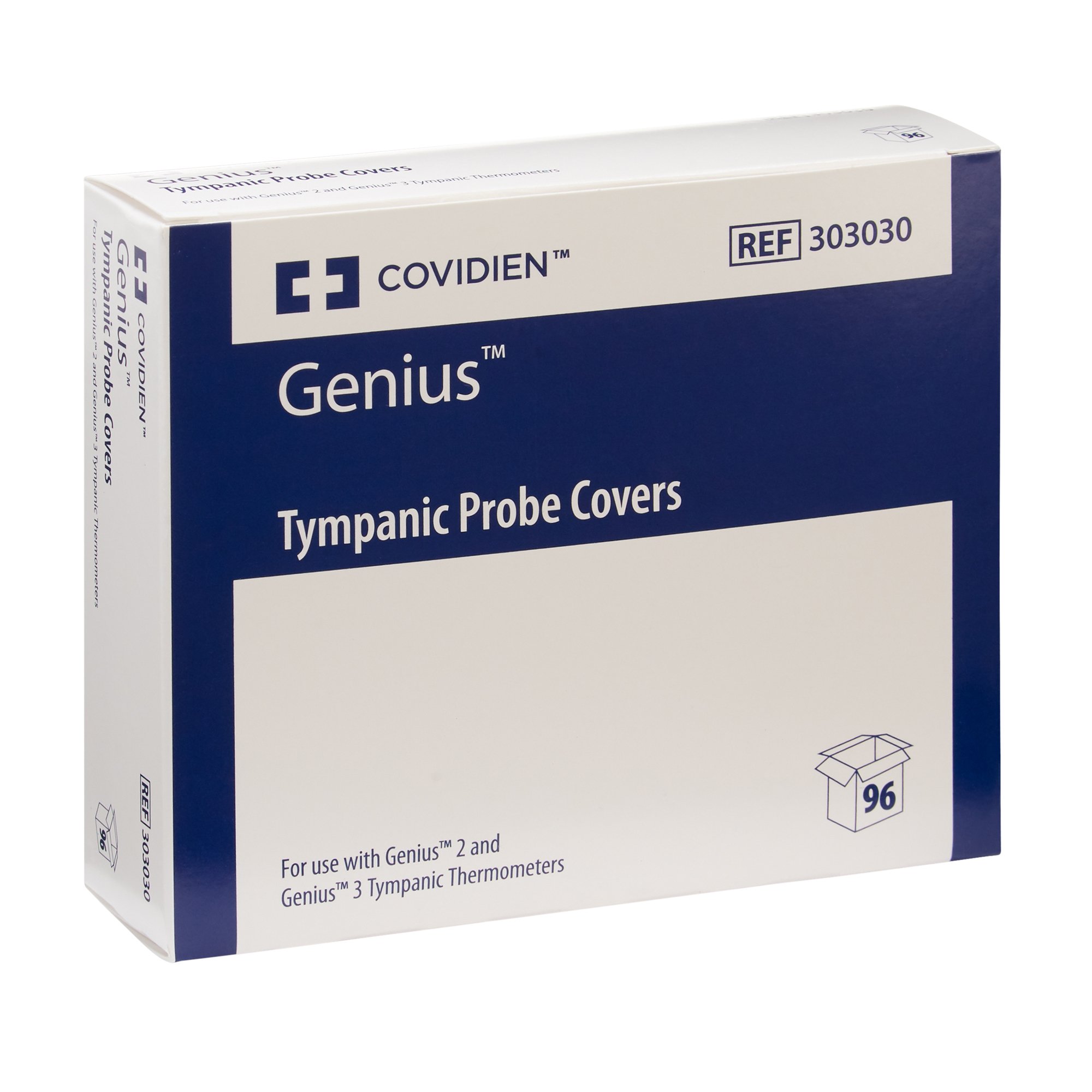 Cardinal 303030- - Covidien Genius™ 2 Tympanic Thermometer Probe Cover - 96/Box, 2112/Case