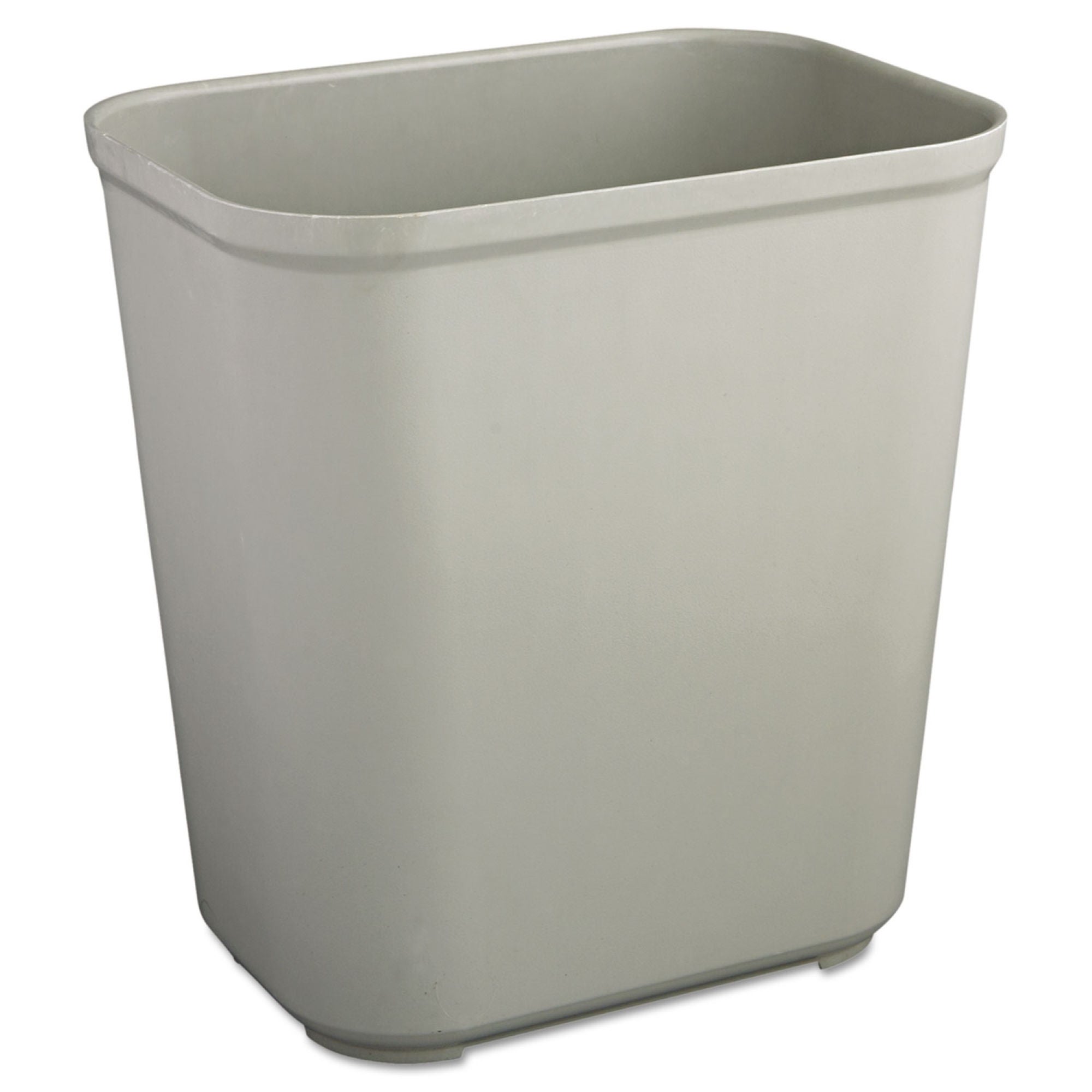 Essendant Co-United Stationers - RCP2543GRA Fire-Resistant Trash Can Rubbermaid® 28 Quart / 7 gal. Gray Fiberglass Rectangular