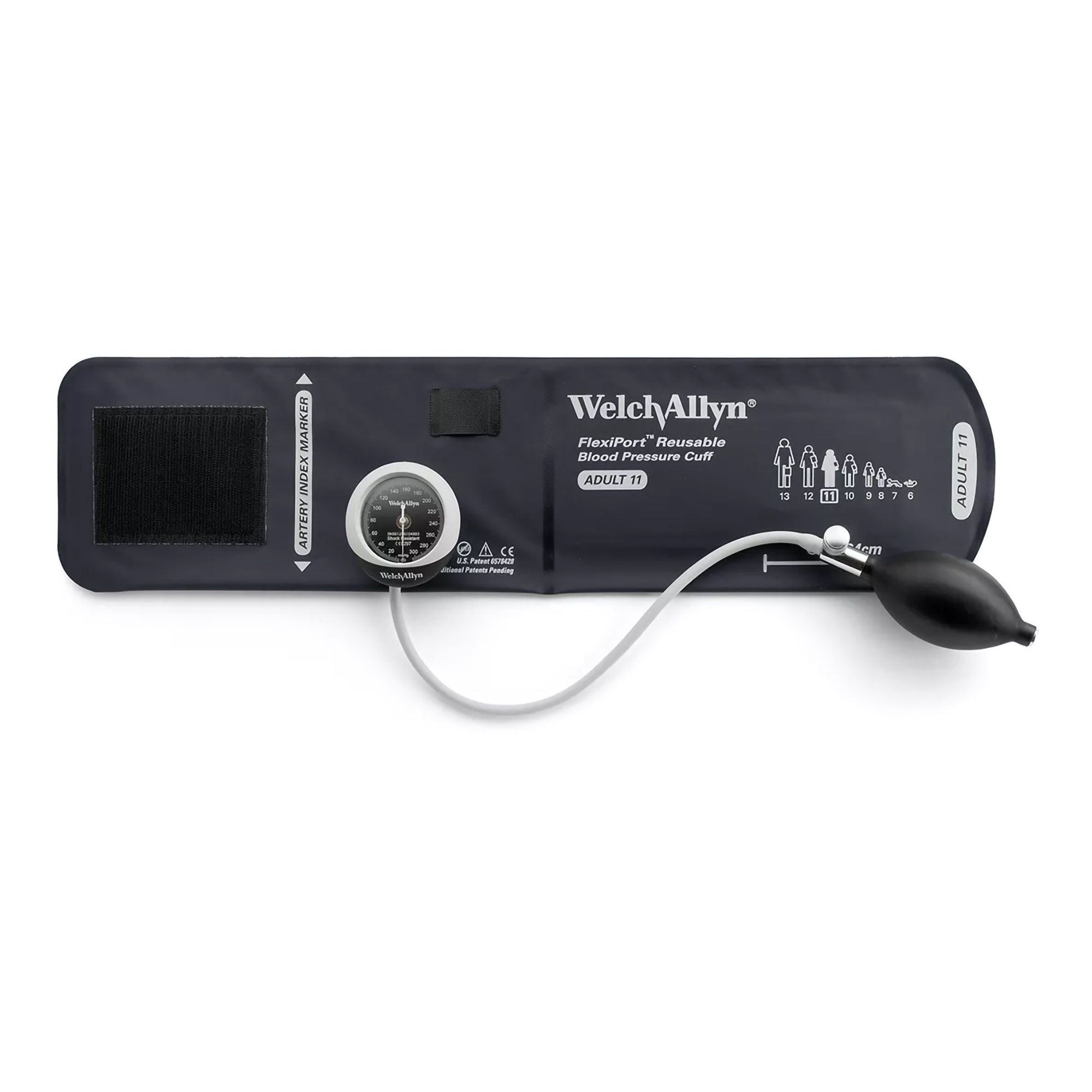 Welch Allyn - DS45A Blood Pressure Gauge Silver Series® DS45 For use with FlexiPort Cuff Connection
