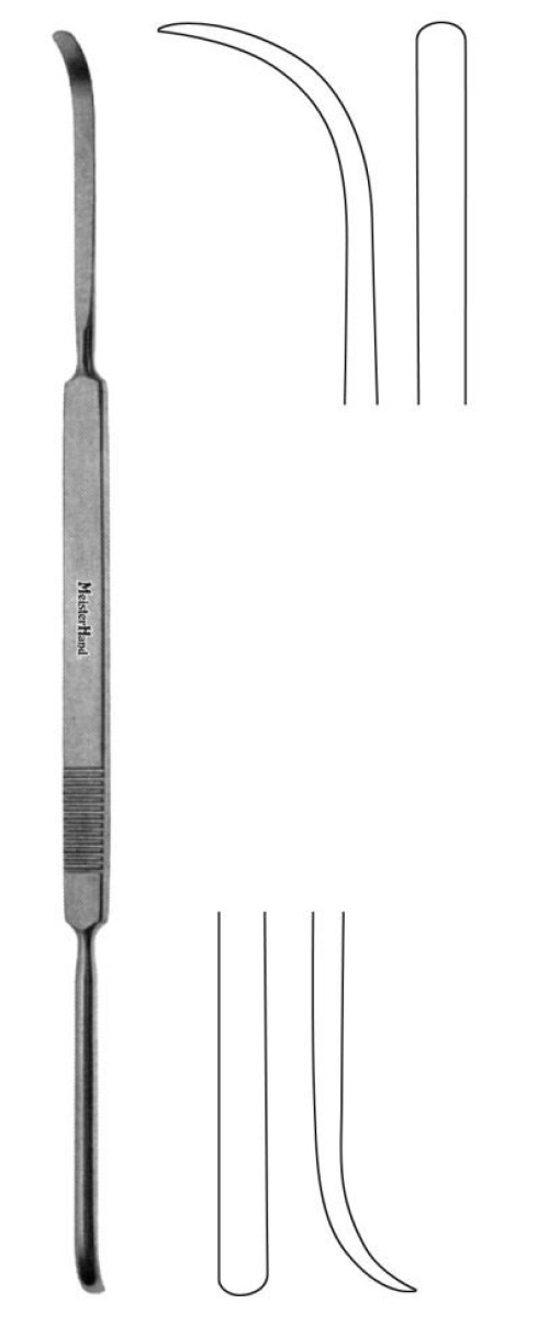 Integra Lifesciences - MH21-60 Septum Elevator MeisterHand Cottle 9 Inch Length Surgical Grade Stainless Steel NonSterile