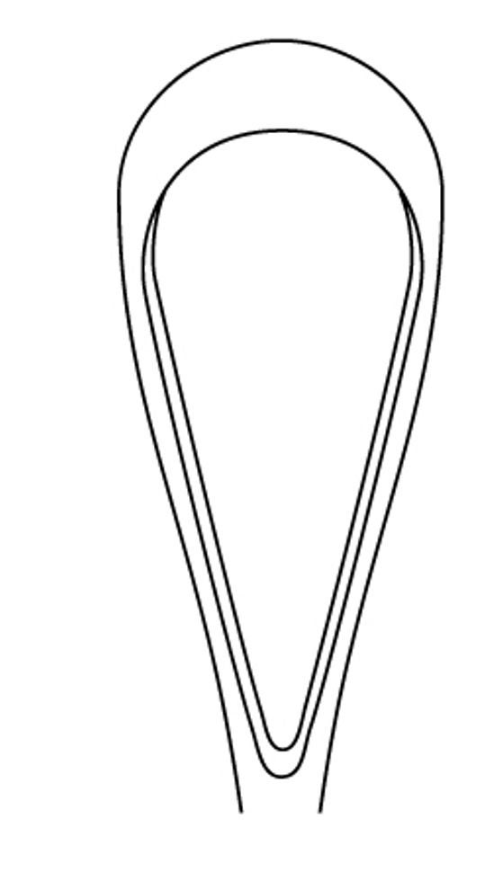 Integra Lifesciences - MH30-1205-0 Uterine Curette MeisterHand® Sims 11 Inch Length Hollow Handle with Grooves Size 00 Tip Sharp Teardrop Loop Tip