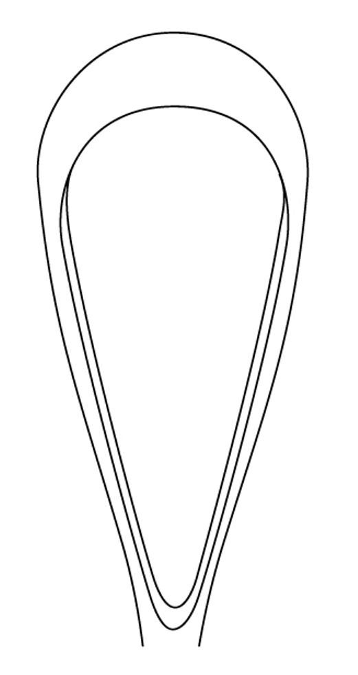 Integra Lifesciences - MH30-1205-4 Uterine Curette MeisterHand® Sims 11 Inch Length Hollow Handle with Grooves Size 4 Tip Sharp Teardrop Loop Tip