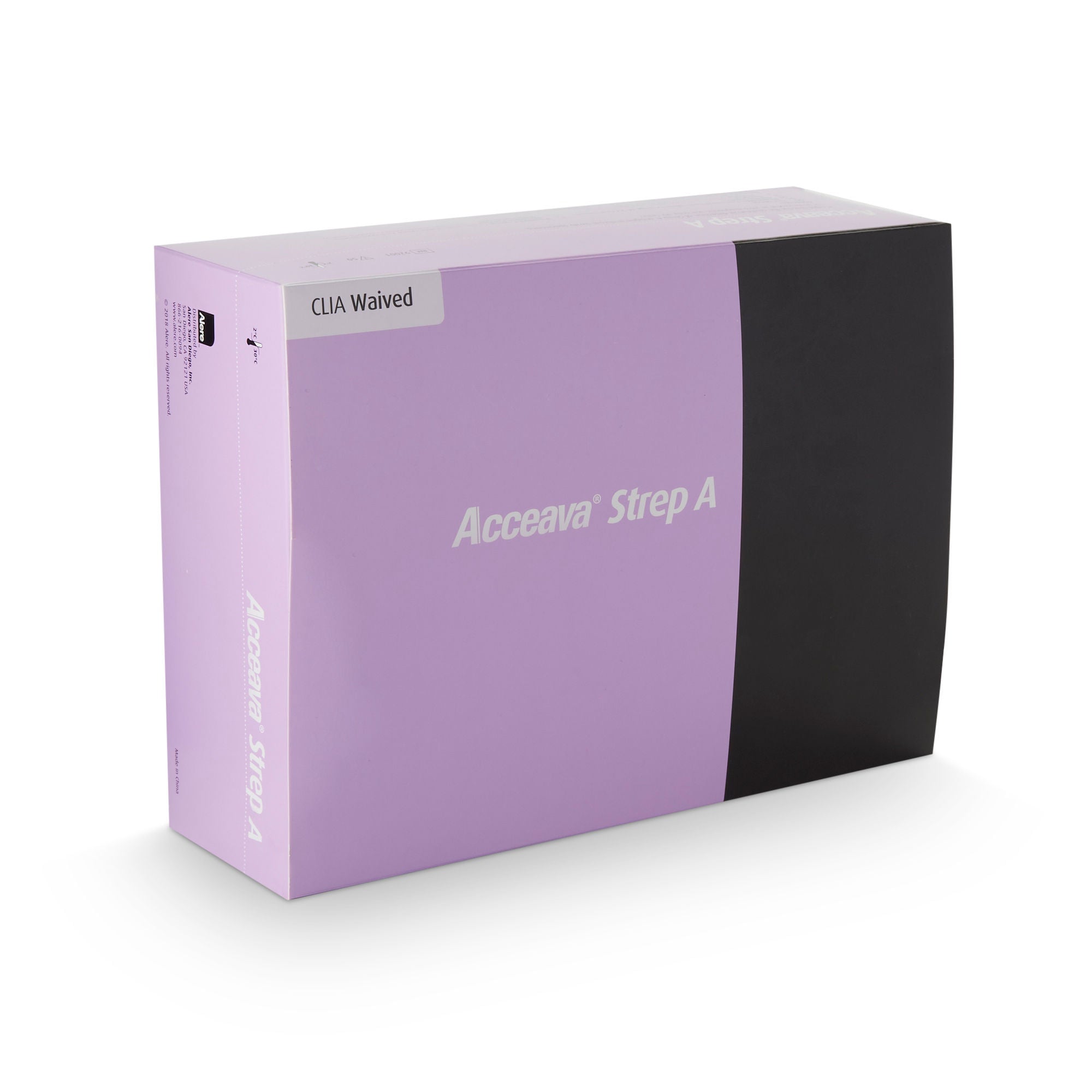 Abbott Rapid Dx North America LLC - 4580295008 Respiratory Test Kit Acceava® Strep A Test 50 Tests CLIA Waived