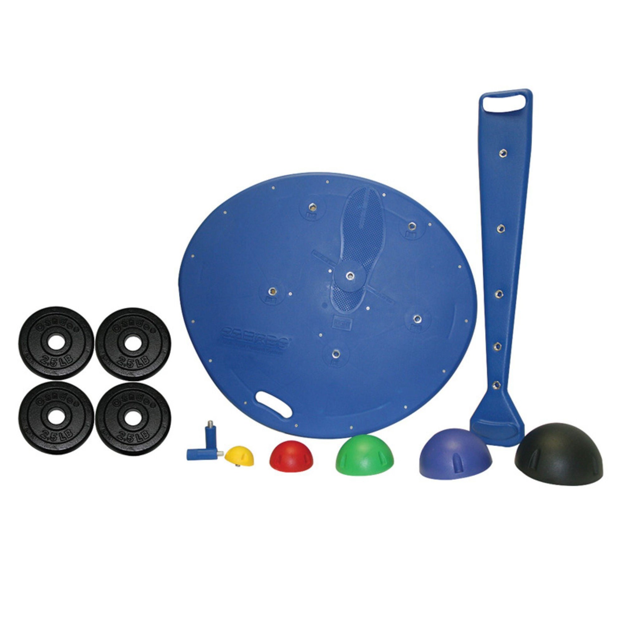 Fabrication Enterprises - 10-1731 CanDo® Multi-Axial Platform System Lower Body Balance Trainer Set 13 Piece Set