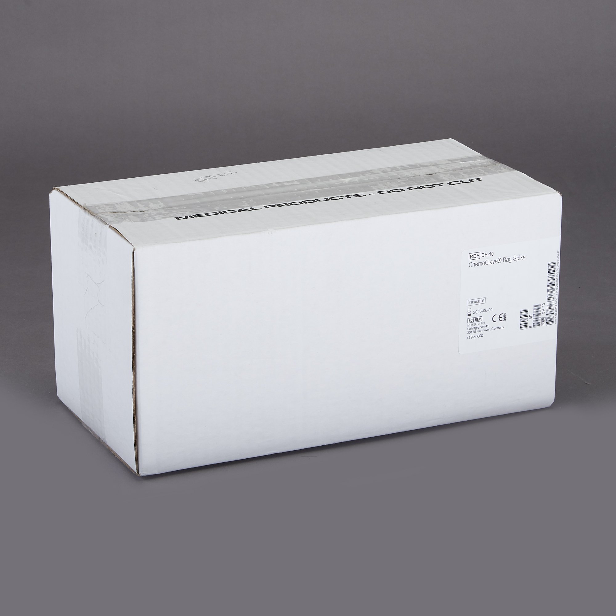 ICU Medical CH-10 - Clave® Bag Access Spike - 1/Each, 50/Case