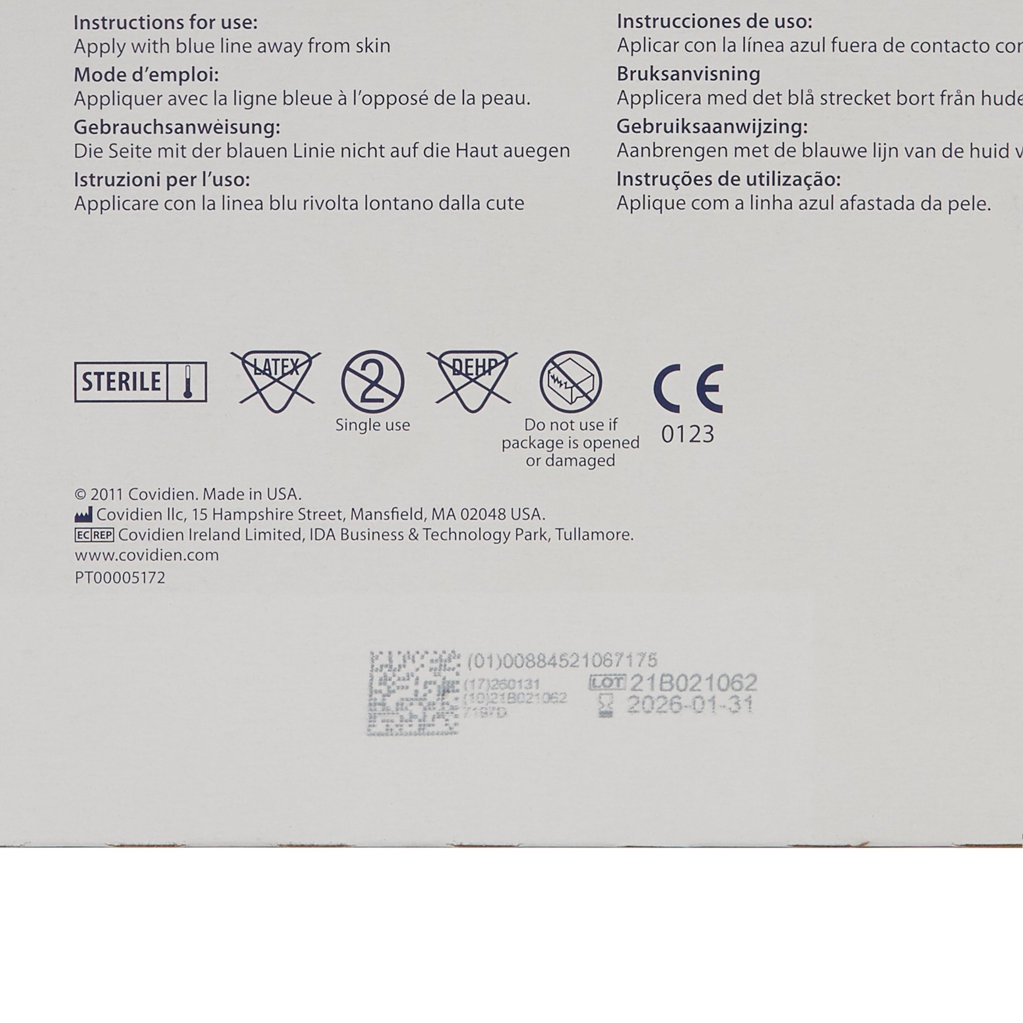 Dermacea Abdominal Pad 7197D by Cardinal