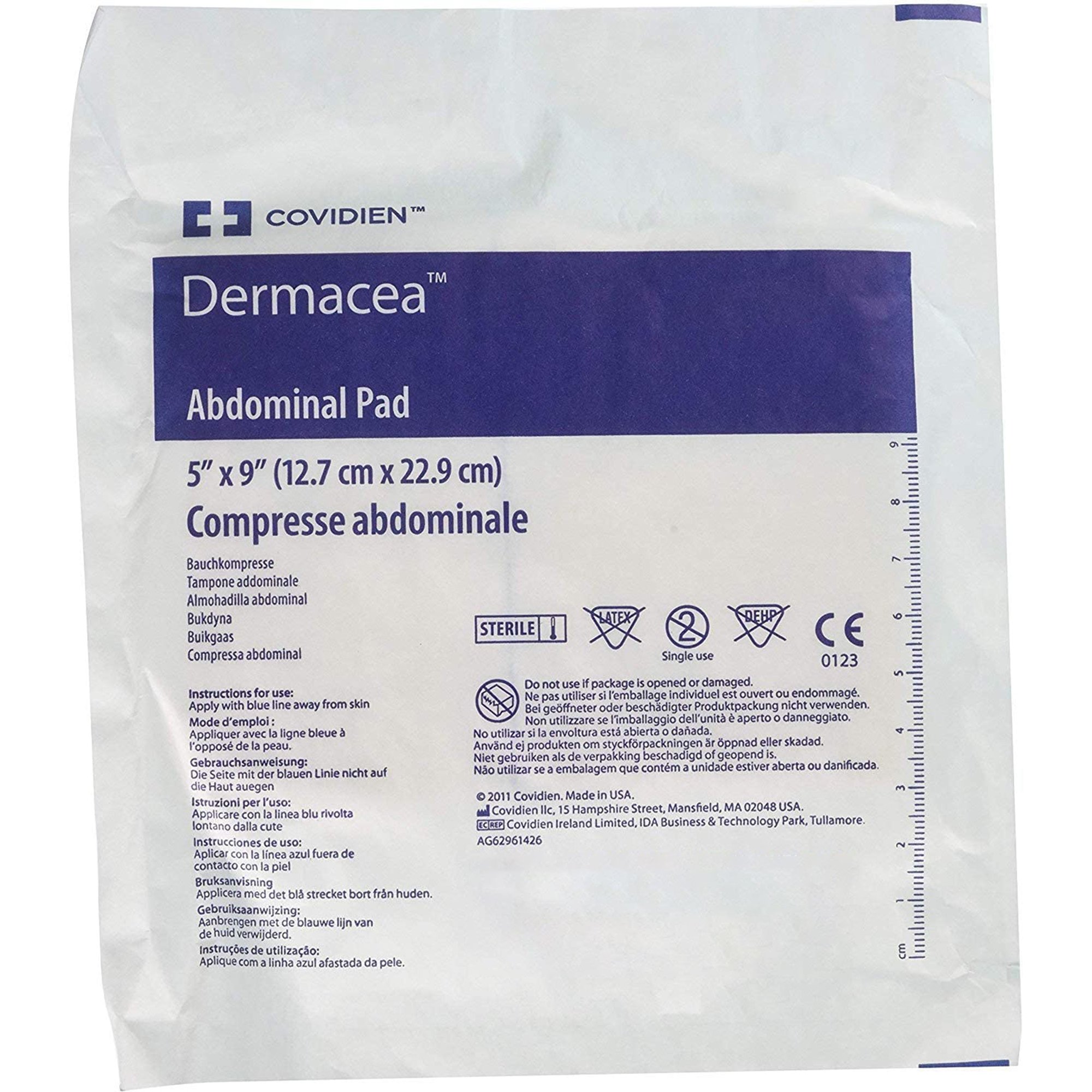 Cardinal - 6196D Dermacea™ Abdominal Pad