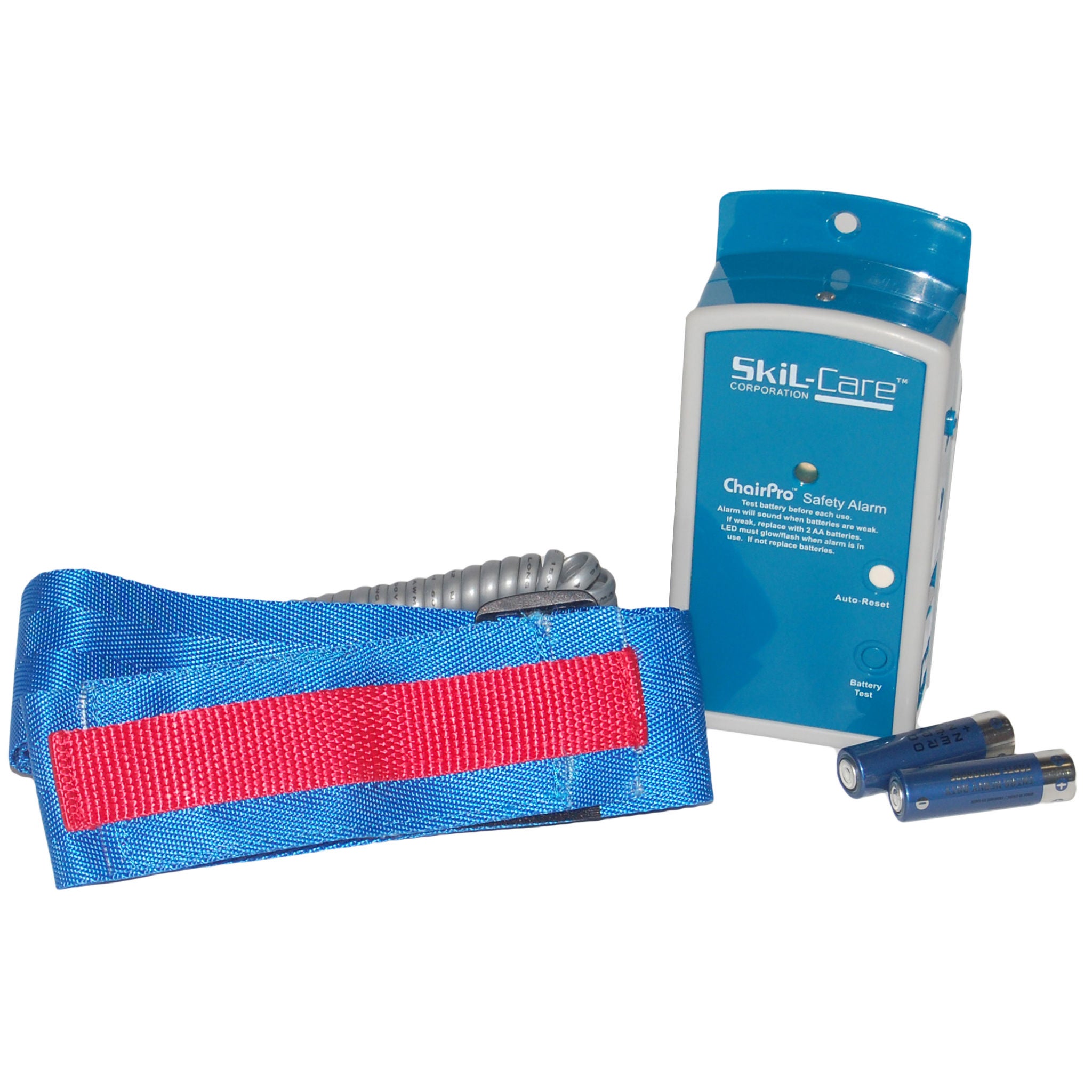 Skil-Care - 909371 Belt Alarm System ChairPro™ E-Z Release 50 Inch Length Blue / Black