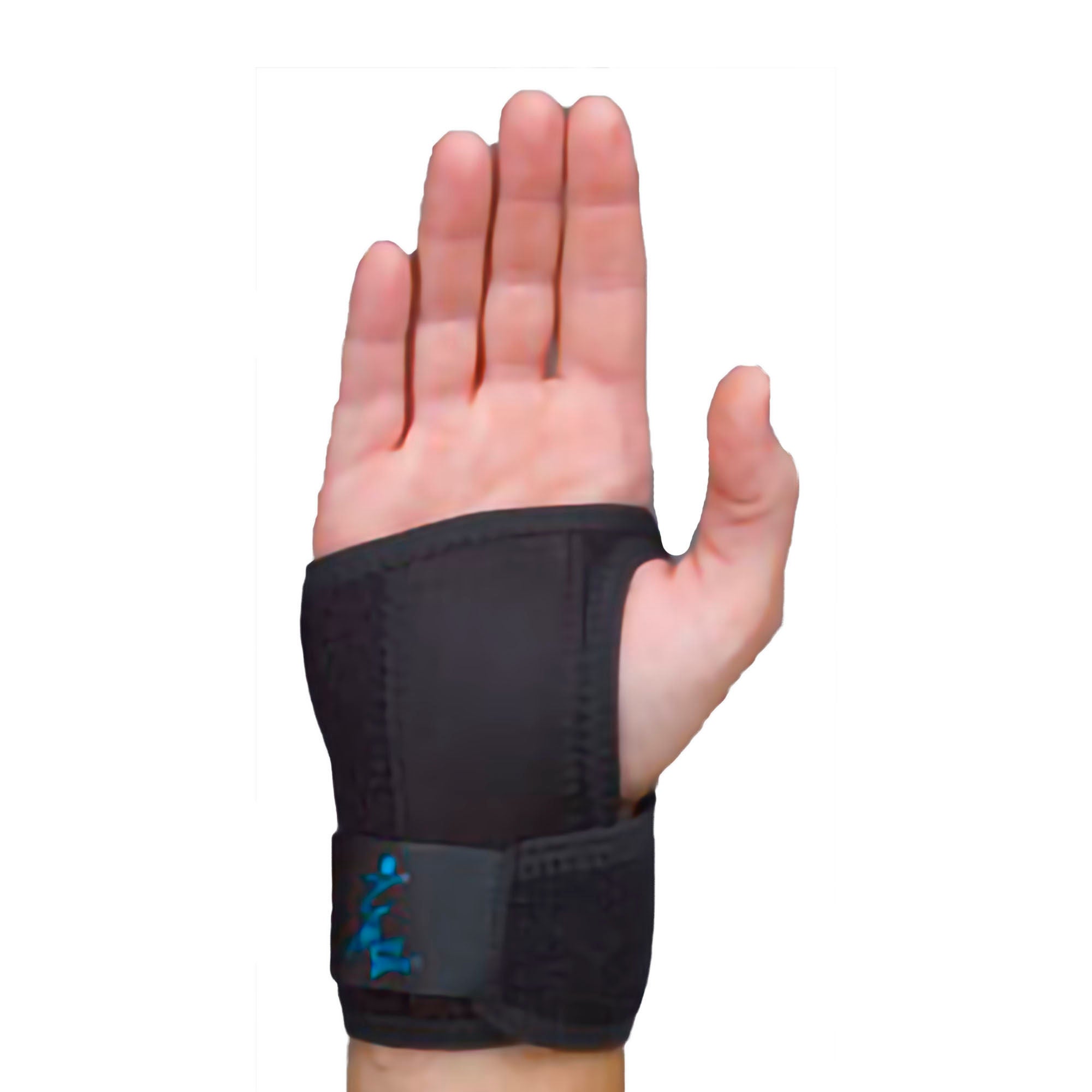 Medical Specialties - 223834 Wrist Splint GelFlex® Contoured Polymer Gel / Mineral Oil Right Hand Black Medium