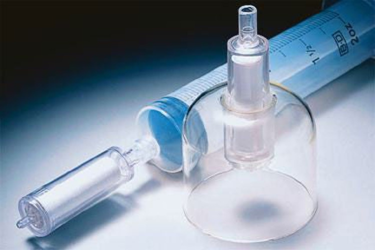 Fisher Anatomical - SVHV01015 Sterivex-HV™ Filter Unit 0.45 µm, 1000 mL, 17 Diameter X 67 H mm, Clear, PVDF / Eastar, Sterile