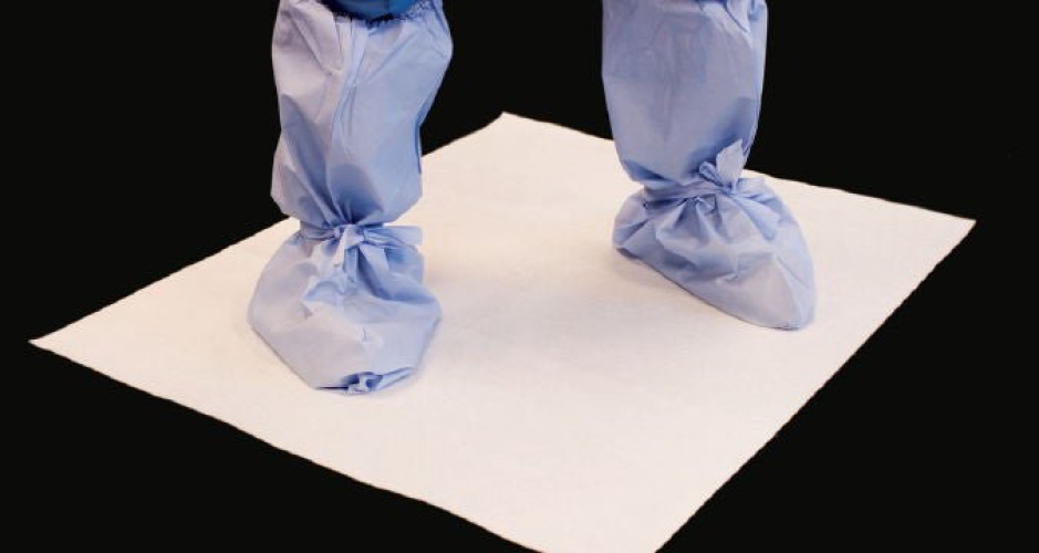 LDI - ESP-3630 Anti-Static Anti-Fatigue Floor Mat EnviroSorb® 30 X 36 Inch Moderate Absorbency White Polyester / Rayon / Polyethylene
