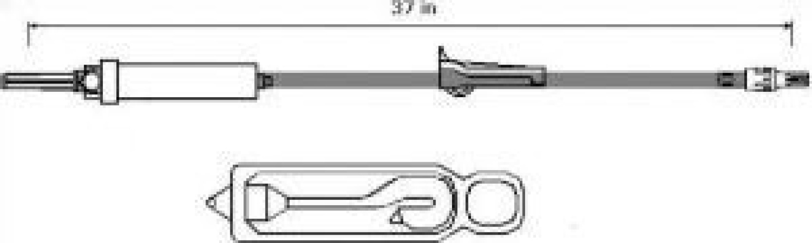 ICU Medical - B3199 Primary IV Administration Set ICU Gravity 1 Port 10 Drops / mL Drip Rate 0.2 Micron Filter 75 Inch Tubing Solution Without Flow Regulator