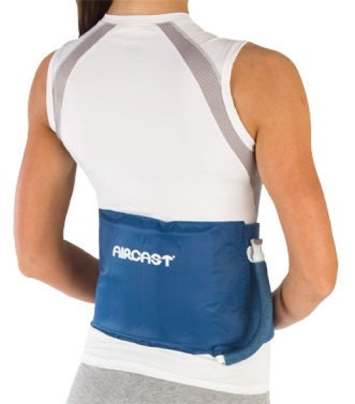 DJO - 14A01 Cold Therapy Wrap AirCast® Cryo/Cuff® Back / Hip / Rib One Size Fits Most Up to 45 Inch Circumference Nylon / Vinyl Reusable