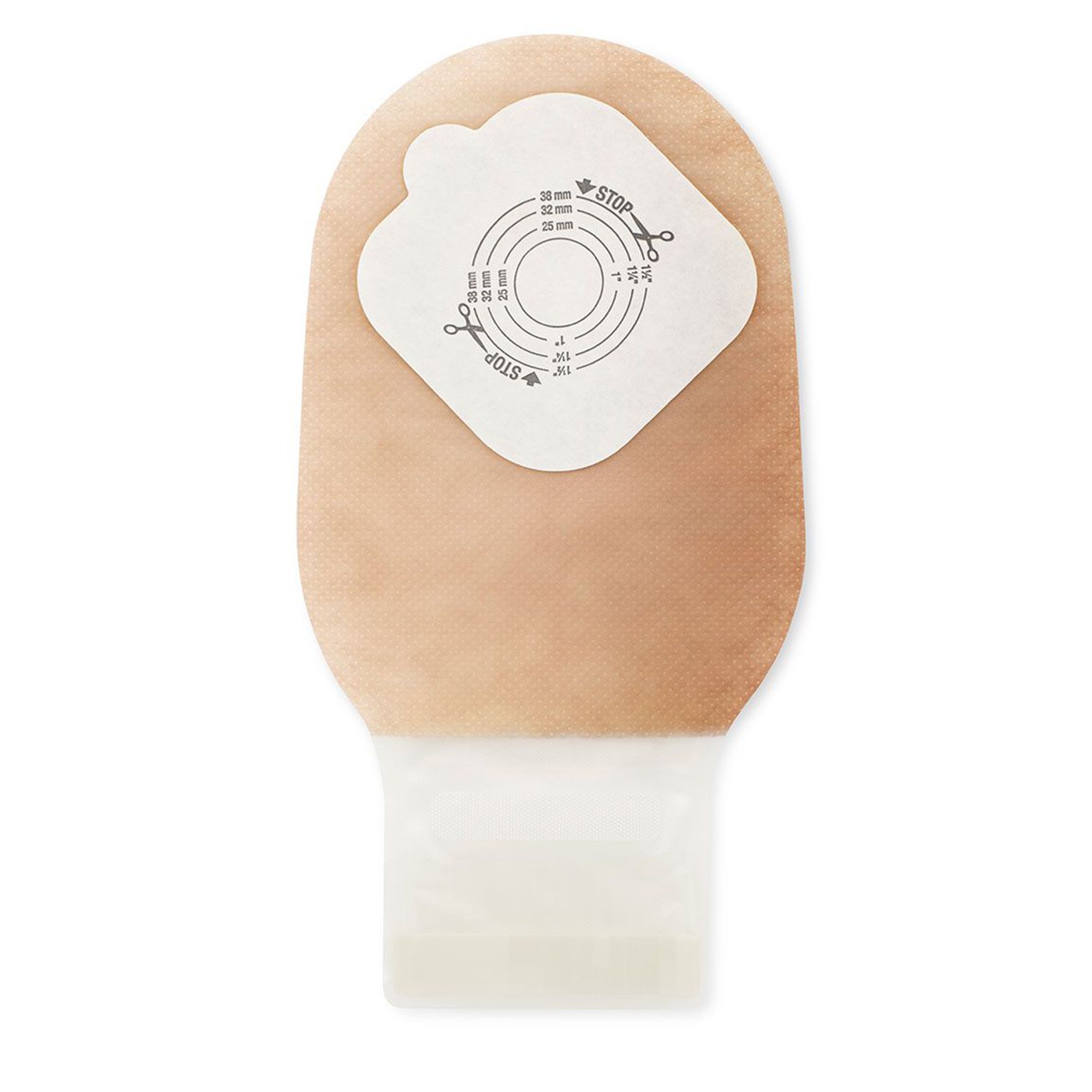 Hollister 3796 - Pouchkins™ One-Piece Pediatric Ostomy Pouch, Cut to Fit Stomas up to 38 mm - 10/Box