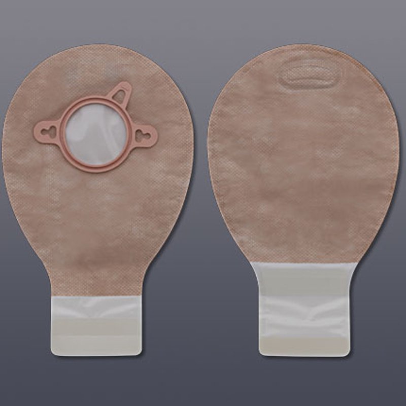 Hollister 18284 - New Image™ 18284 Two-Piece Beige Ostomy Pouch, Pre-cut to Fit 70 mm Stomas, Blue - 20/Box
