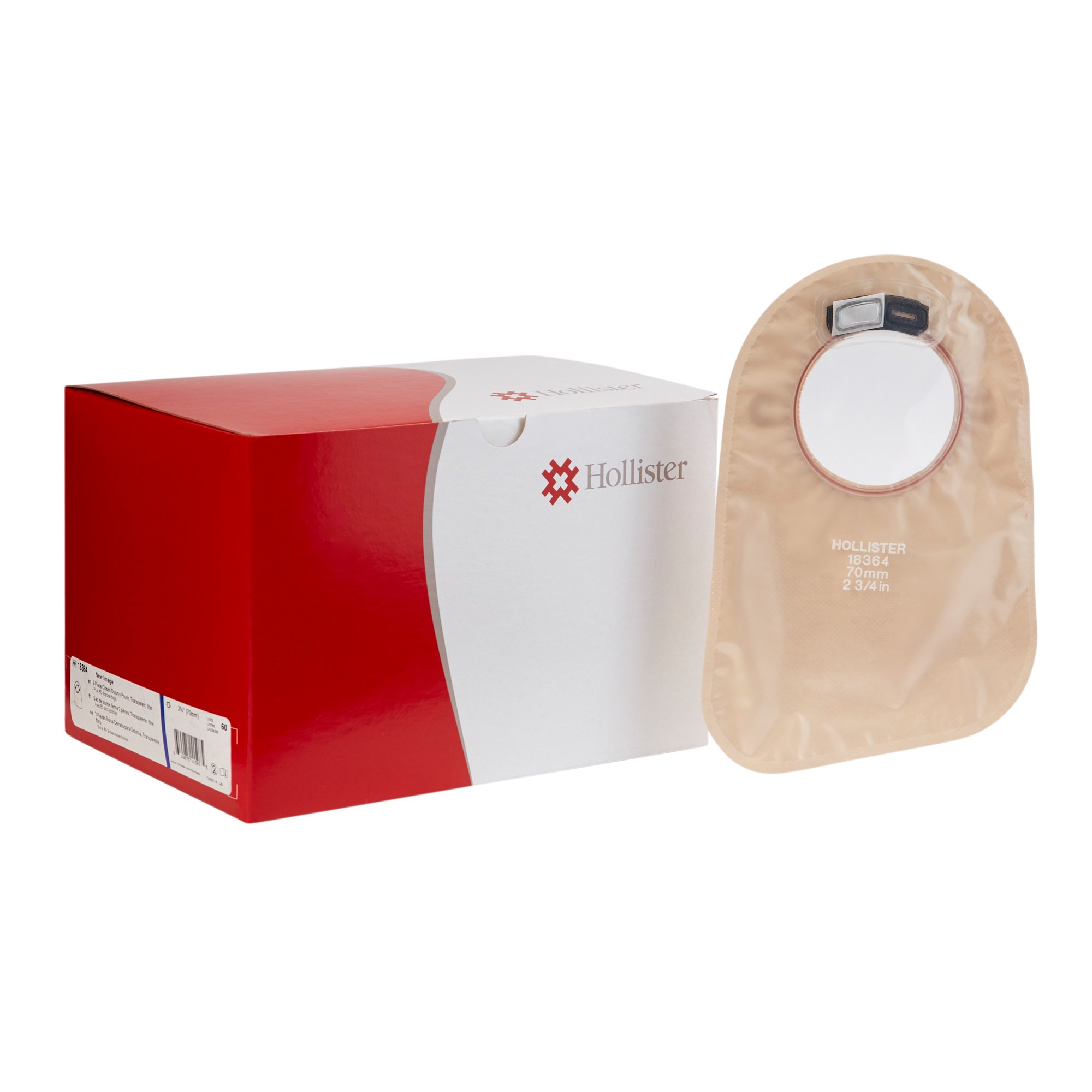 Hollister - 18364 New Image™ 2-Piece Transparent Ostomy Pouch
