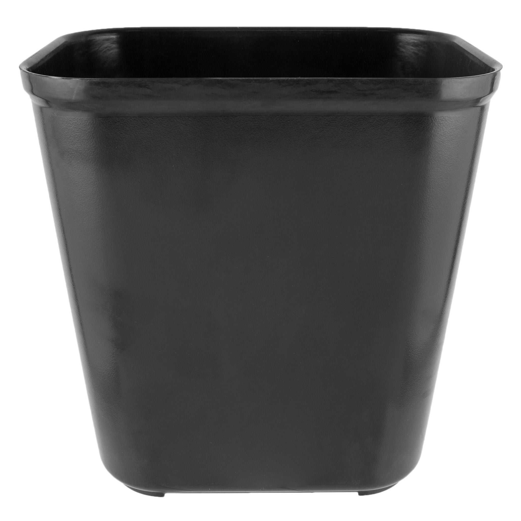 RJ Schinner Co - FG254300BLA Fire-Resistant Trash Can Rubbermaid® 28 Quart / 7 gal. Black Thermoset Polyester Rectangular