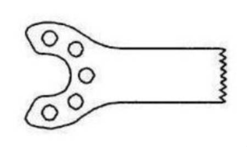 MicroAire Surgical Instruments - ZS-360 Saw Blade Oscillating / Sagittal Straight Edge, Fine Tooth