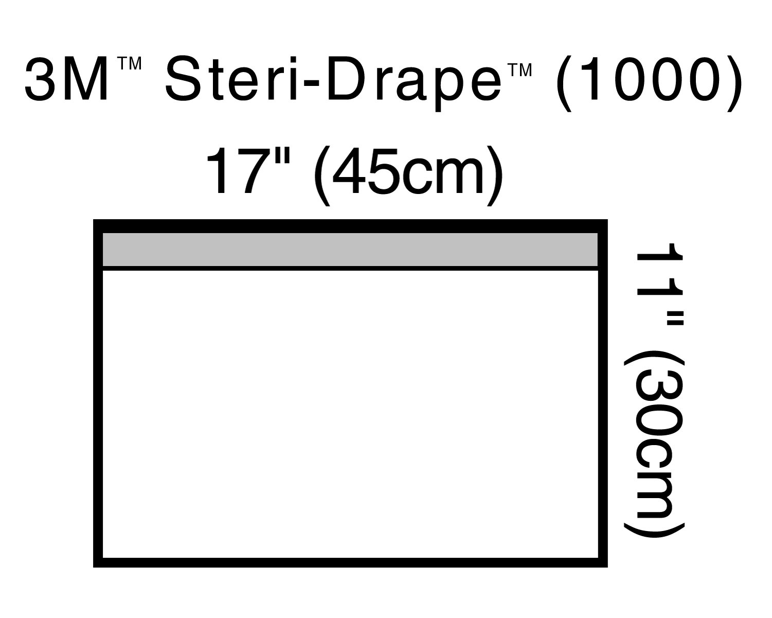 Solventum Corporation 1000 - 3M™ Steri-Drape™ Sterile Small Towel General Purpose Drape, 17 x 11 Inch - 10/Box, 40/Case