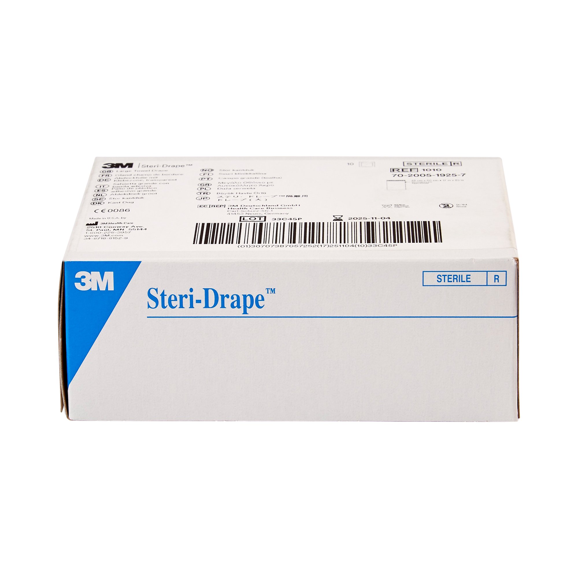 Solventum Corporation - 1010 3M™ Steri-Drape™ Sterile Large Towel General Purpose Drape