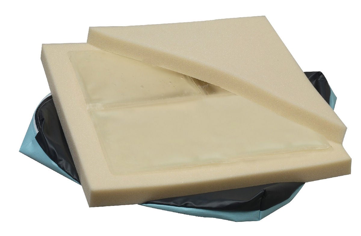 Span America - 8017-05 Seat Cushion Gel-T® 17 W X 17 L X 2-1/2 D Inch Foam / Gel